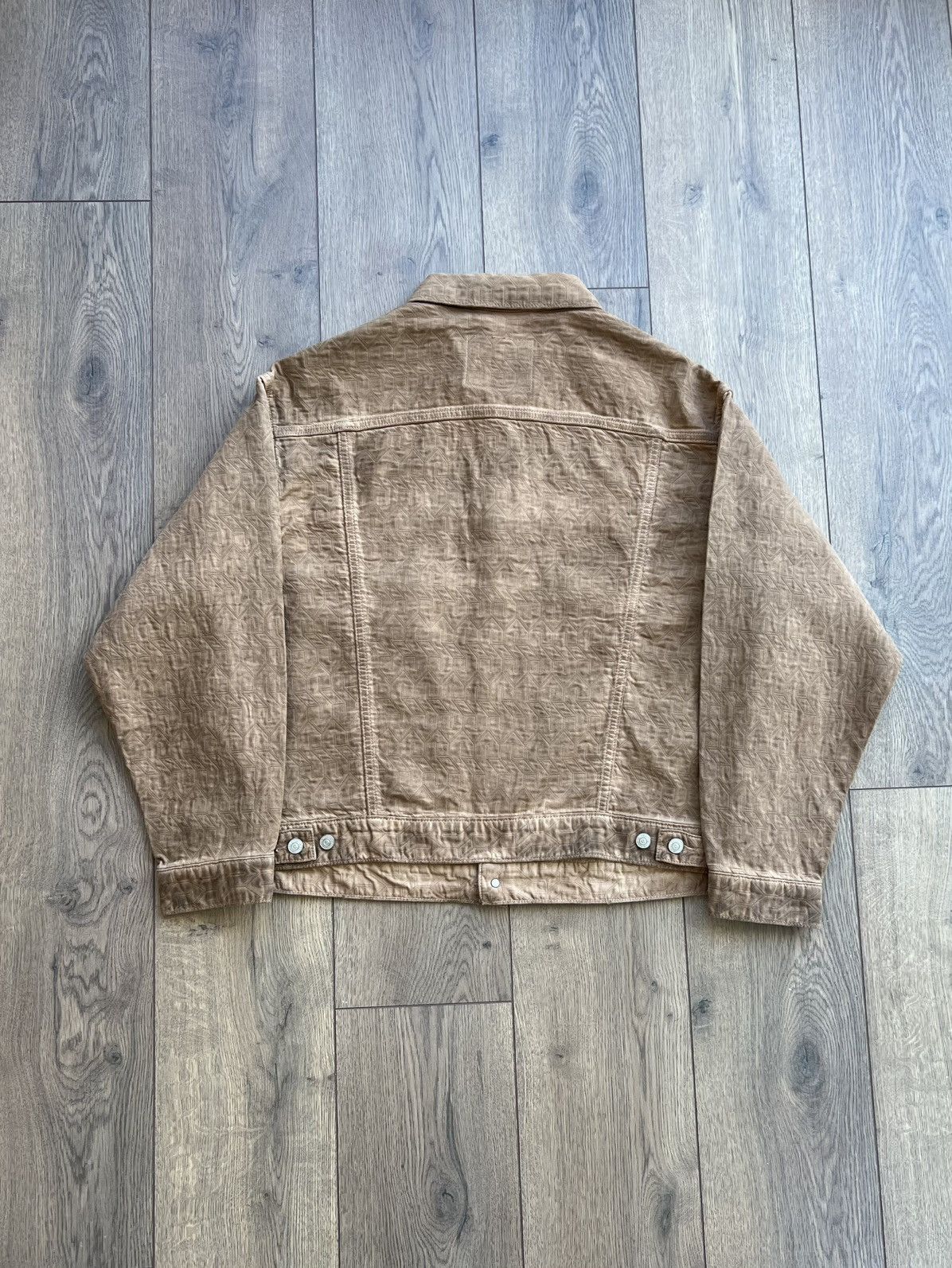 Levi's × Stussy Stussy x Levi’s Jacquard Trucker Jacket Brown Large Size US L / EU 52-54 / 3 - 2 Thumbnail
