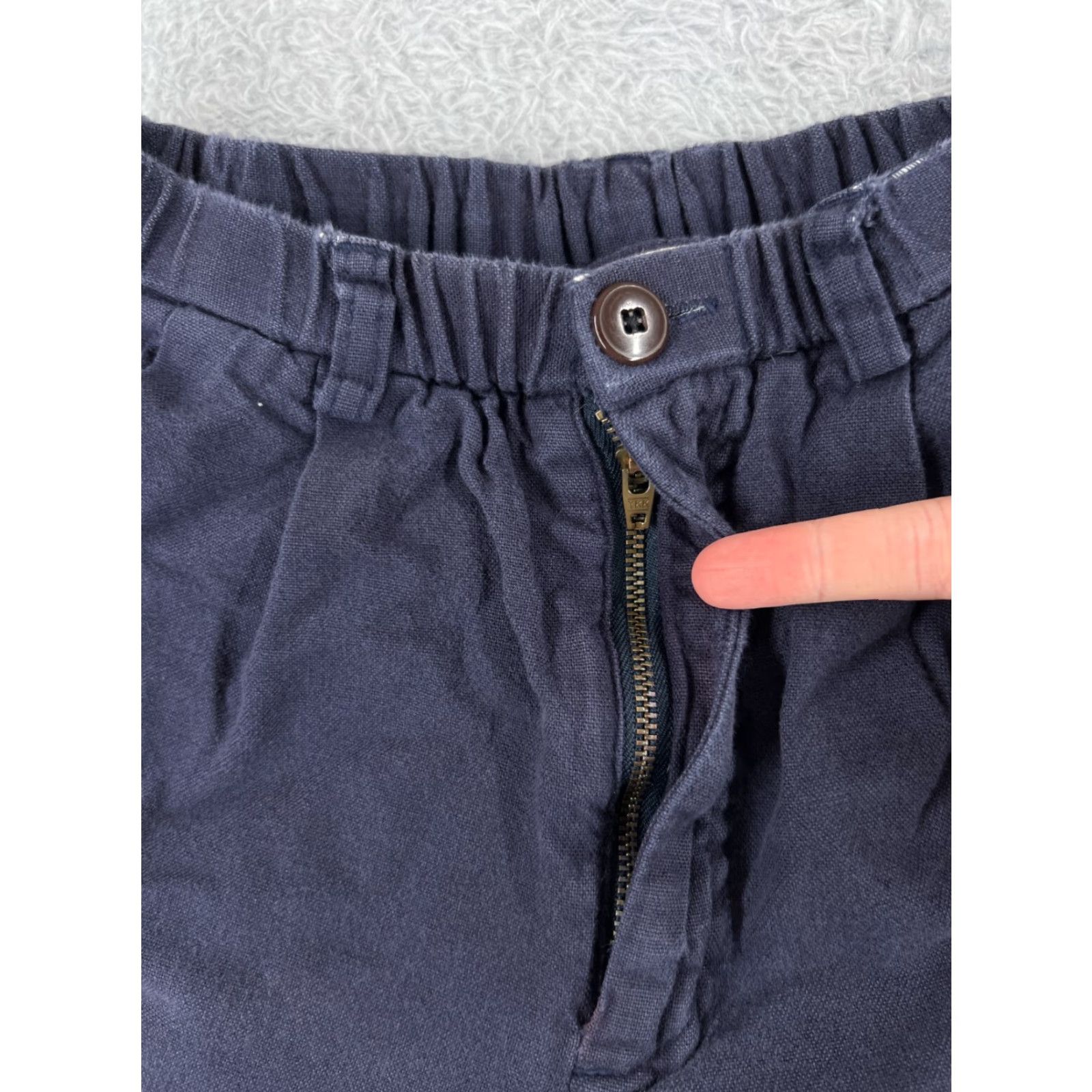 Patagonia Patagonia Shorts Women XS Blue Elastic Woven Organic Cotton Sweat, Activewear Casual Travel, Pockets, Logo, 90s? (No, vintage No) Size 26" / US 2 / IT 38 - 6 Thumbnail