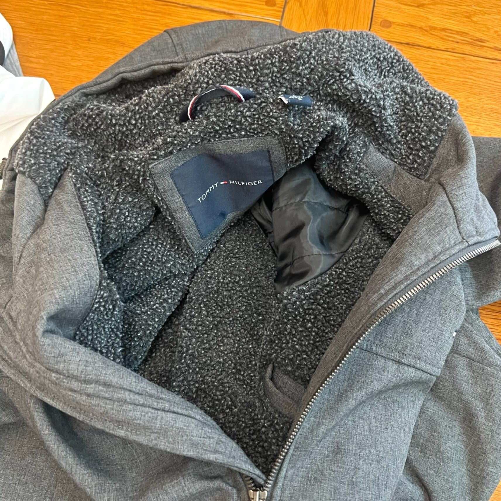 Tommy Hilfiger Tommy Hilfiger Soft Shell Jacket Men L Gray Full Zip Hoodie Size US L / EU 52-54 / 3 - 7 Thumbnail