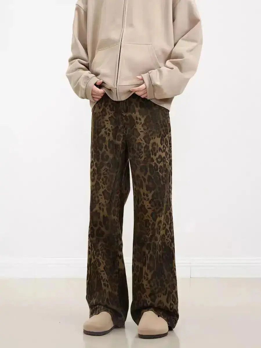Japanese Brand Vintage leopard print straight leg jeans Size US 30 / EU 46 - 5 Thumbnail