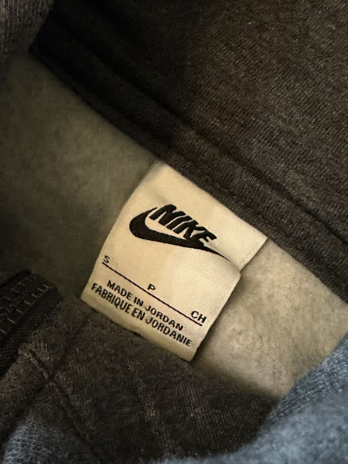 Nike Nike “Charcoal Heather Hoodie” Size US S / EU 44-46 / 1 - 3 Thumbnail
