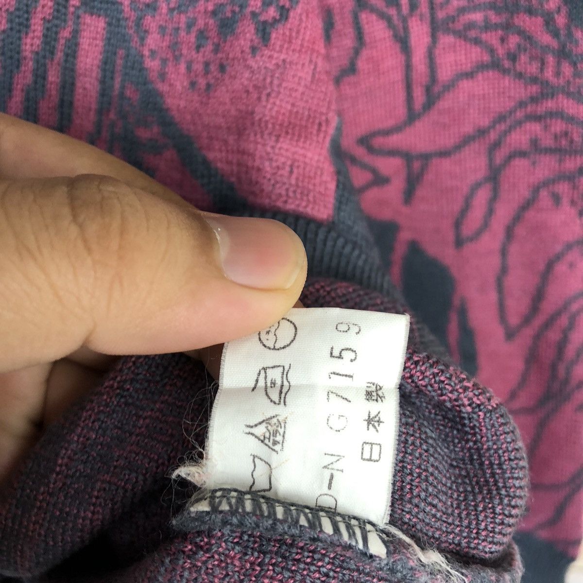 Homespun Knitwear Remminal Pink vintage art sweatshirt Knitwear #A309 Size XS / US 0-2 / IT 36-38 - 11 Thumbnail