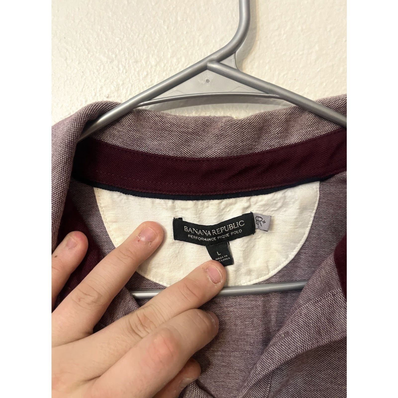 Banana Republic Banana Republic Mens Performance Pique Polo Shirt Size Large Adult Maroon Size US L / EU 52-54 / 3 - 2 Thumbnail