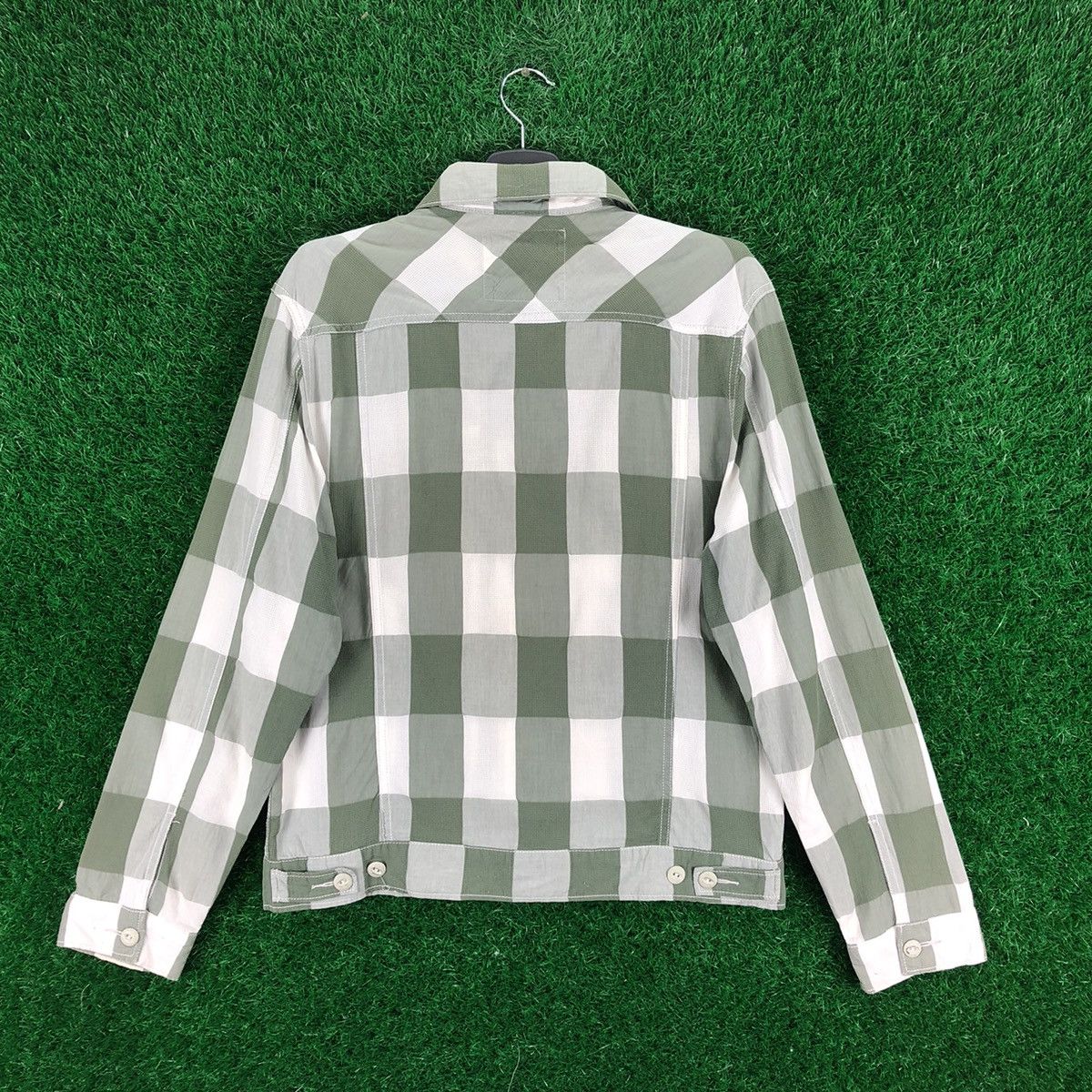 Levi's Levis White Tab Checkered Summer Jacket Button up Size US S / EU 44-46 / 1 - 4 Thumbnail