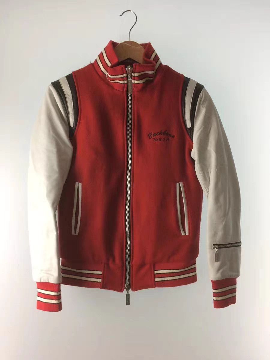 Backbone Backbone Tiger Limited Wool Leather Jacket K11 Size US S / EU 44-46 / 1 - 2 Thumbnail