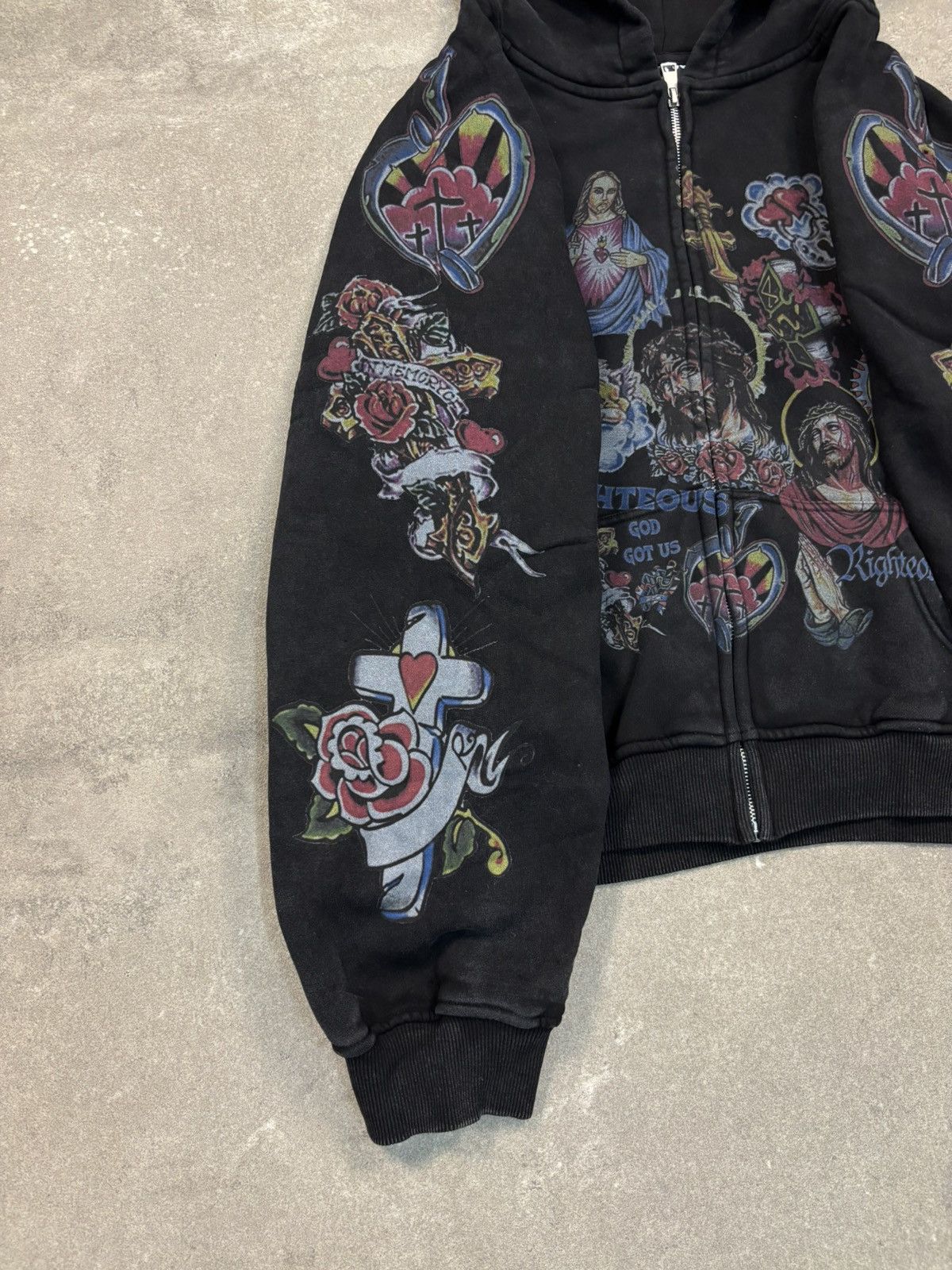 Other Righteous Risen King Zip Up Hoodie, Black Size US S / EU 44-46 / 1 - 5 Thumbnail