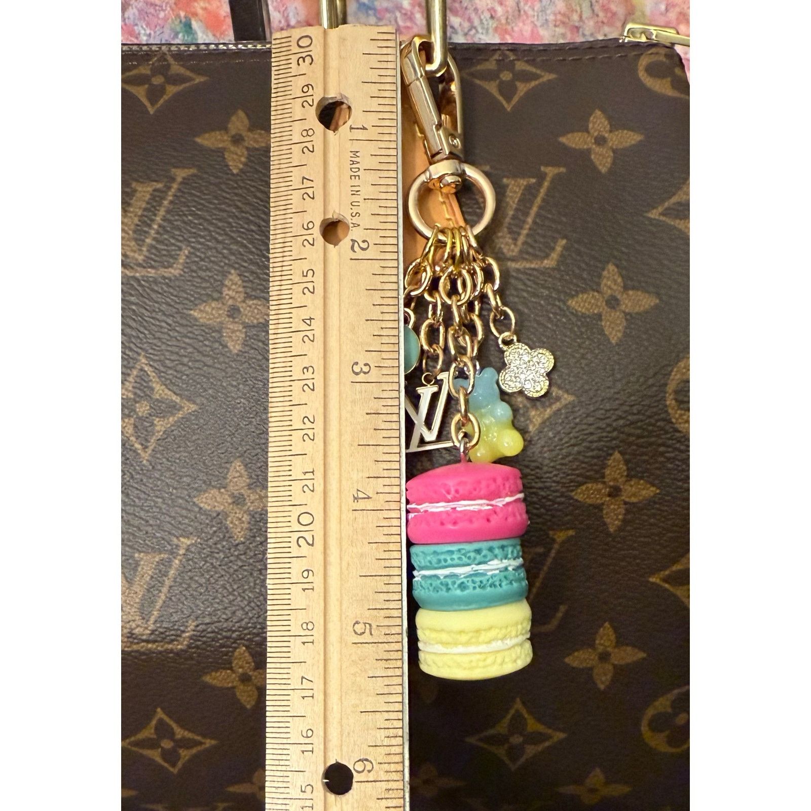 Handmade Adorable Handmade Designer Bag Purse Charm Keychain Size ONE SIZE - 5 Thumbnail
