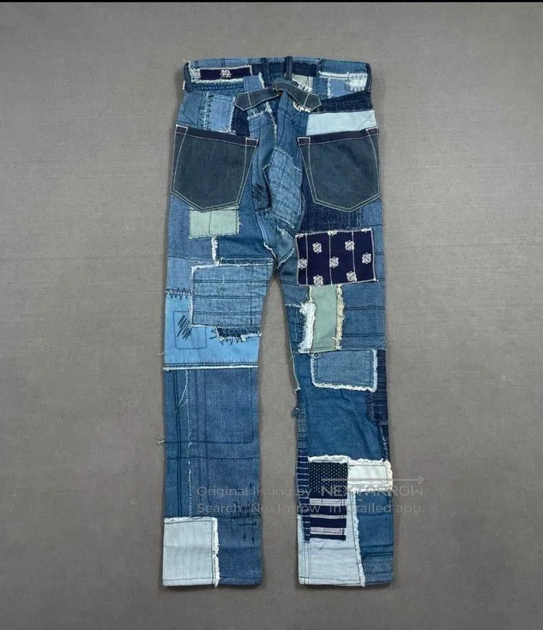 Junya Watanabe Junya Watanabe 15ss Patchwork Denim Jeans. Size US 40 / EU 56 - 2 Thumbnail