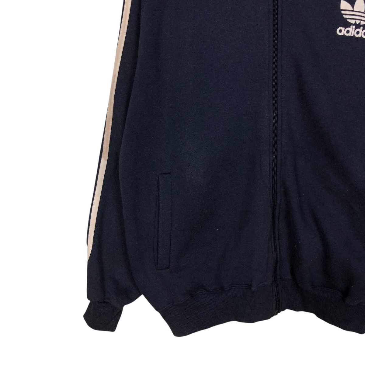 Adidas 🔥VINTAGE ZIPPER HOODIE JACKET ADIDAS BIG LOGO BACK HIT Size US L / EU 52-54 / 3 - 6 Thumbnail
