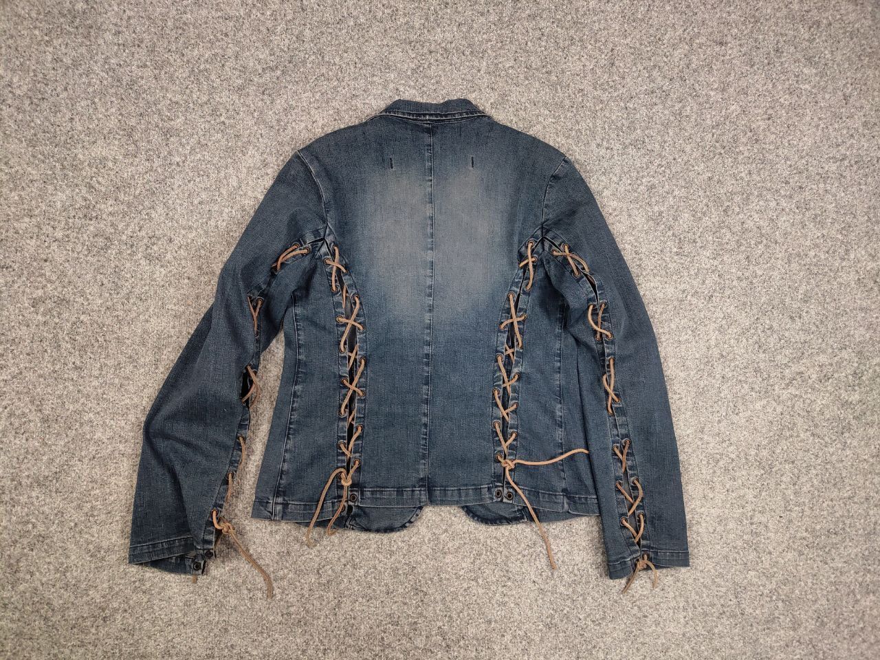 Fake London Genius Vintage Fake London Genius denim blazer jacket Y2k Style Size M / US 6-8 / IT 42-44 - 14 Thumbnail