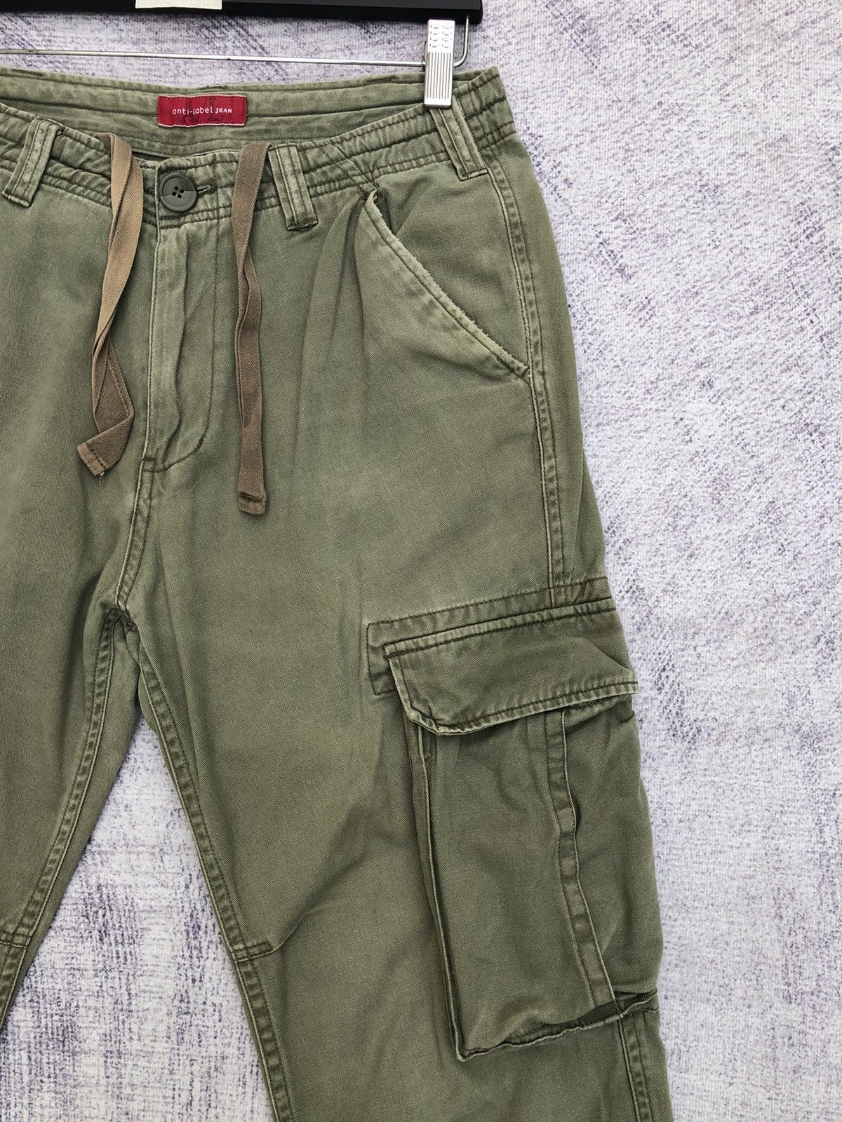 Japanese Brand Cargo Green Anti Label Multipocket Tactical Pants W29 Size US 29 - 5 Thumbnail