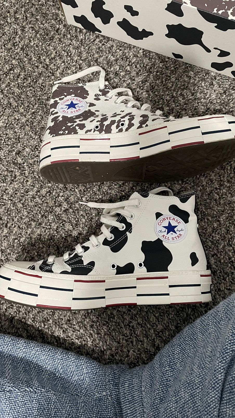 Brain Dead Braindead cow converse Size US 10 / EU 43 - 6 Thumbnail