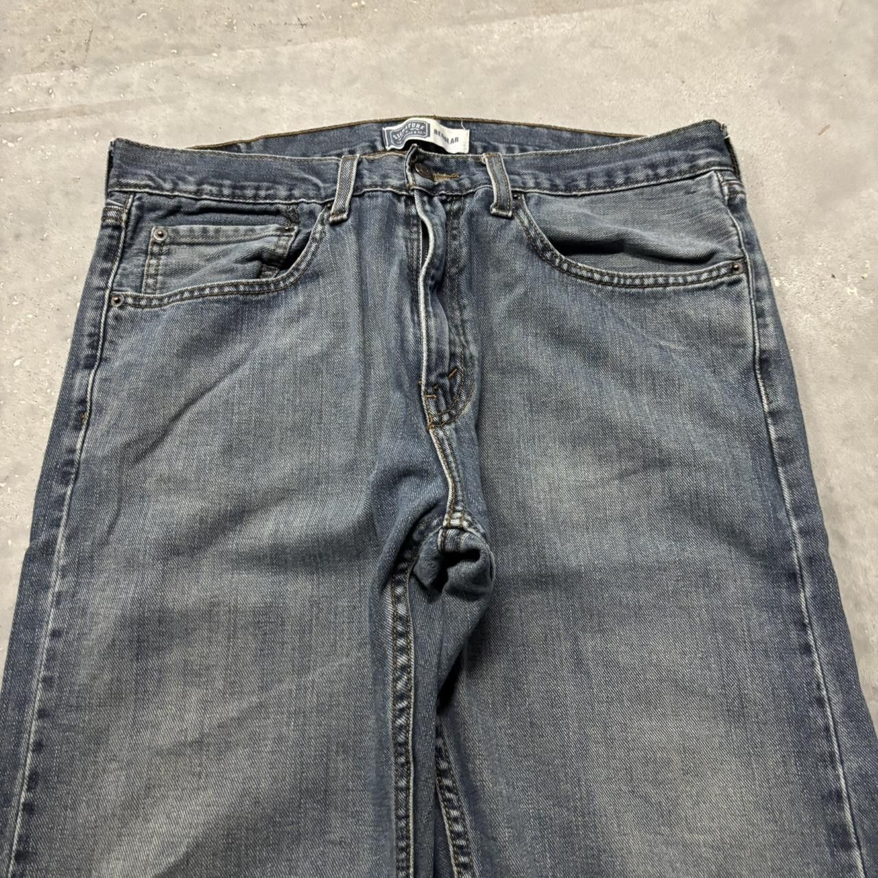 Levi's × Vintage Crazy Vintage Y2K/2000s Grunge Levi’s Dark Wash Denim Jeans! Size US 34 / EU 50 - 5 Thumbnail