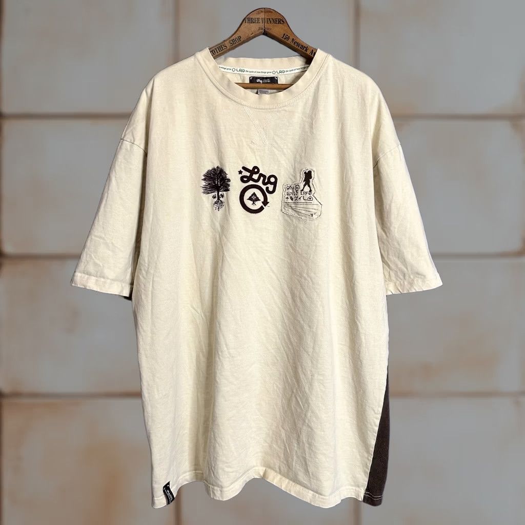 Vintage VINTAGE LRG T-Shirt Men 4XL Brown Cotton Short Sleeve Crew Neck Graphic Print AOP Animals Skateboarding Y2K Boys Mens Womens Size US XXL / EU 58 / 5 - 1 Thumbnail