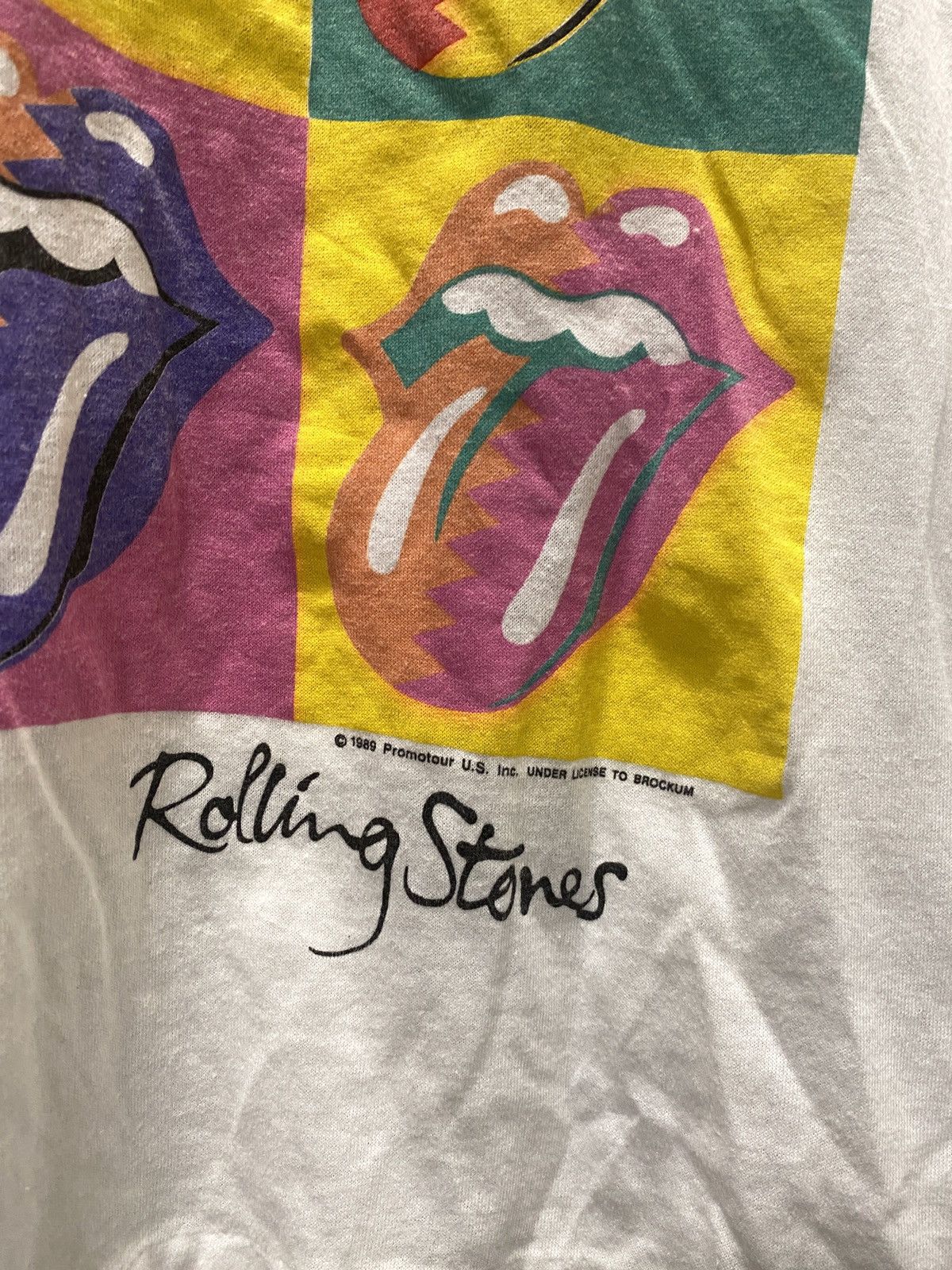 Band Tees Vintage 80s Rolling Stones North American Tour T Shirt Size US M / EU 48-50 / 2 - 2 Thumbnail