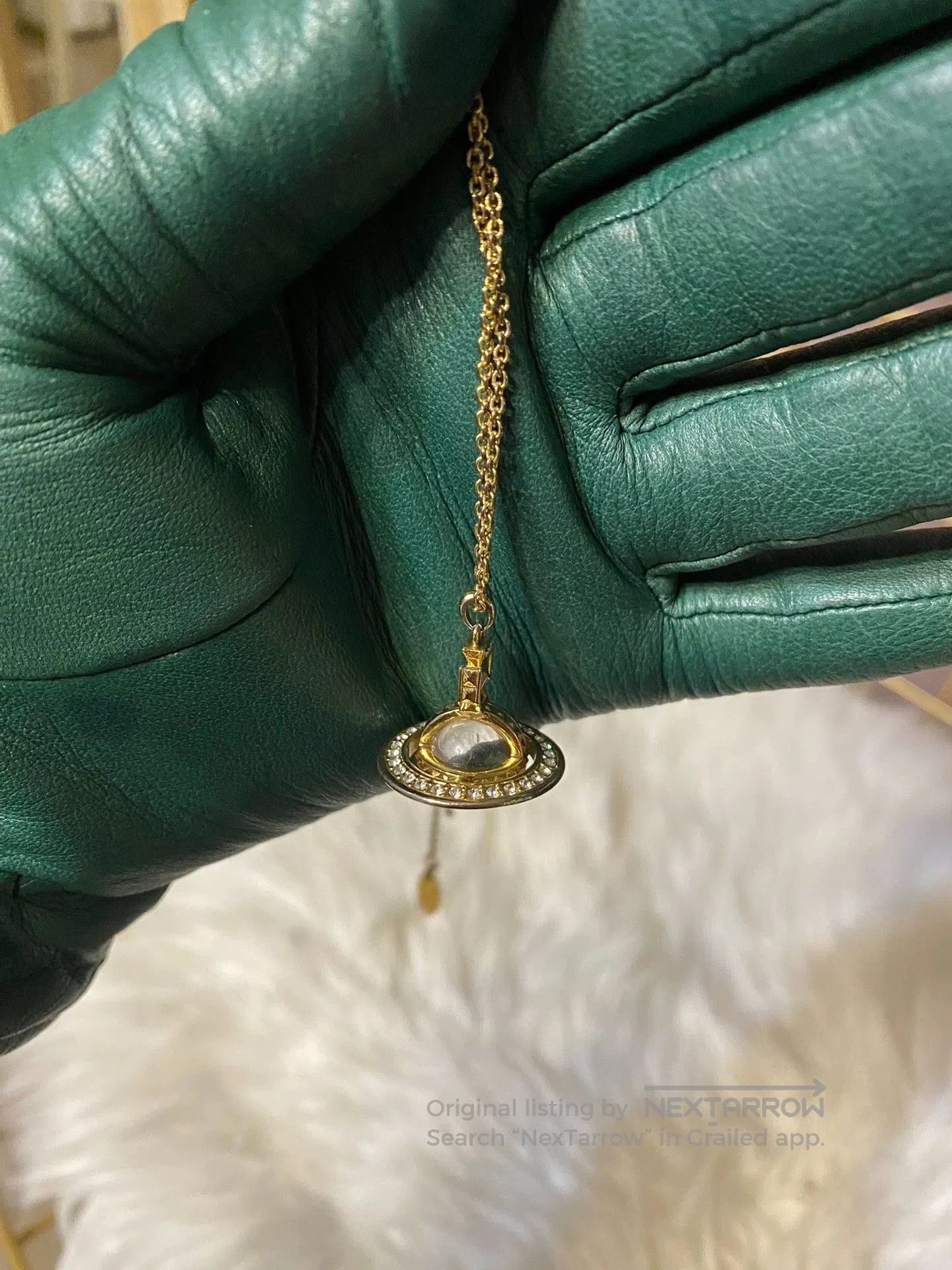 Vivienne Westwood Vivienne Westwood Gold Orb Pendant Necklace. Size ONE SIZE - 2 Thumbnail