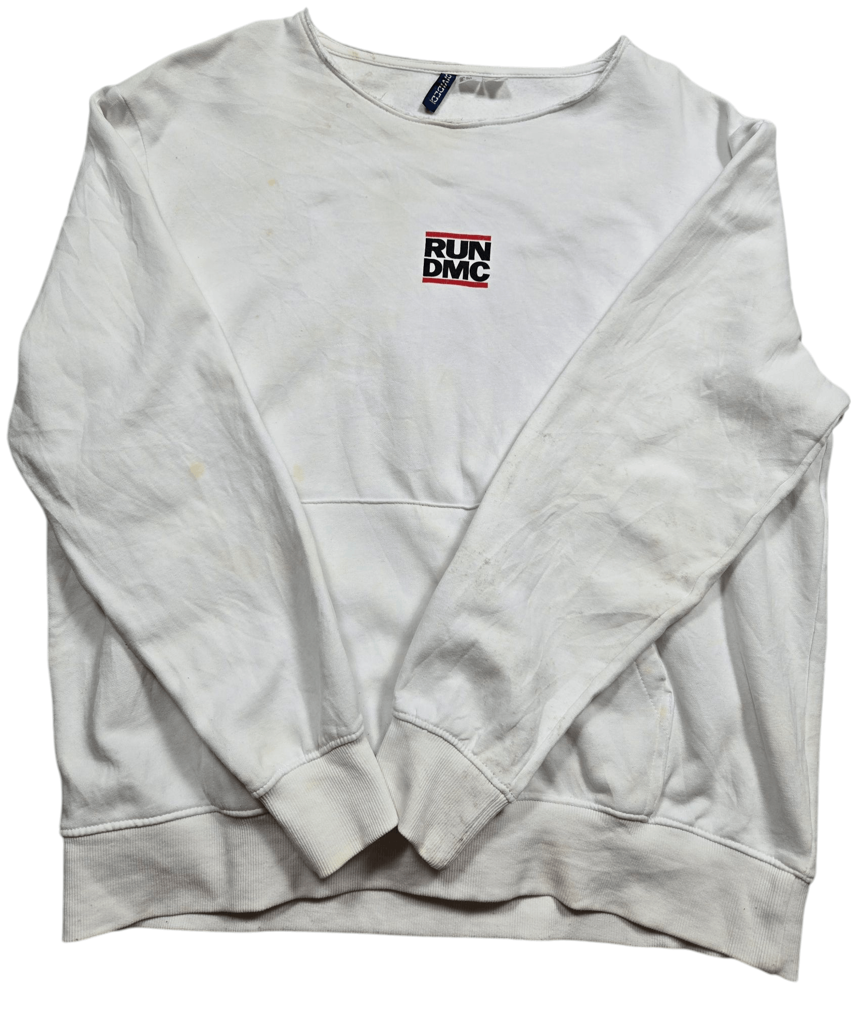 Rap Tees Run Dmc Hip Hop Sweatshirt Distressed Size US XXL / EU 58 / 5 - 3 Thumbnail