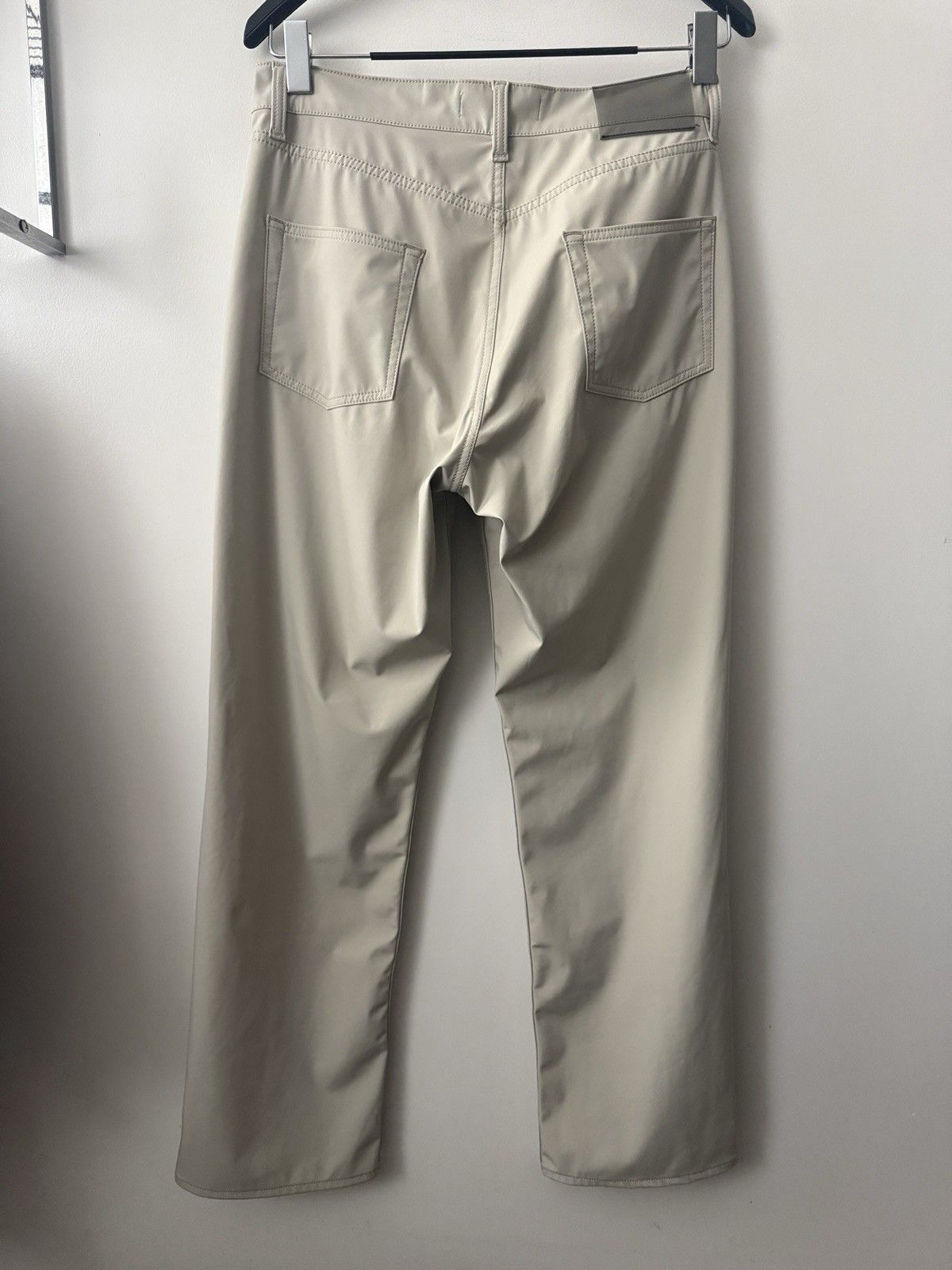 Our Legacy Formal Cut Dusty White Muted Scuba Pants Size US 29 - 2 Thumbnail