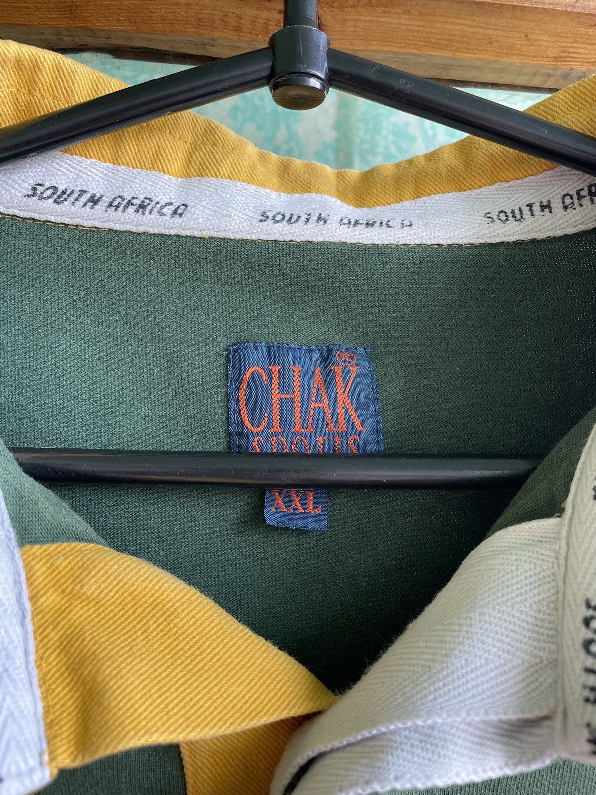 Vintage Vintage Chak Sports South Africa Rugby Springboks LongSleeve Size US XXL / EU 58 / 5 - 7 Thumbnail