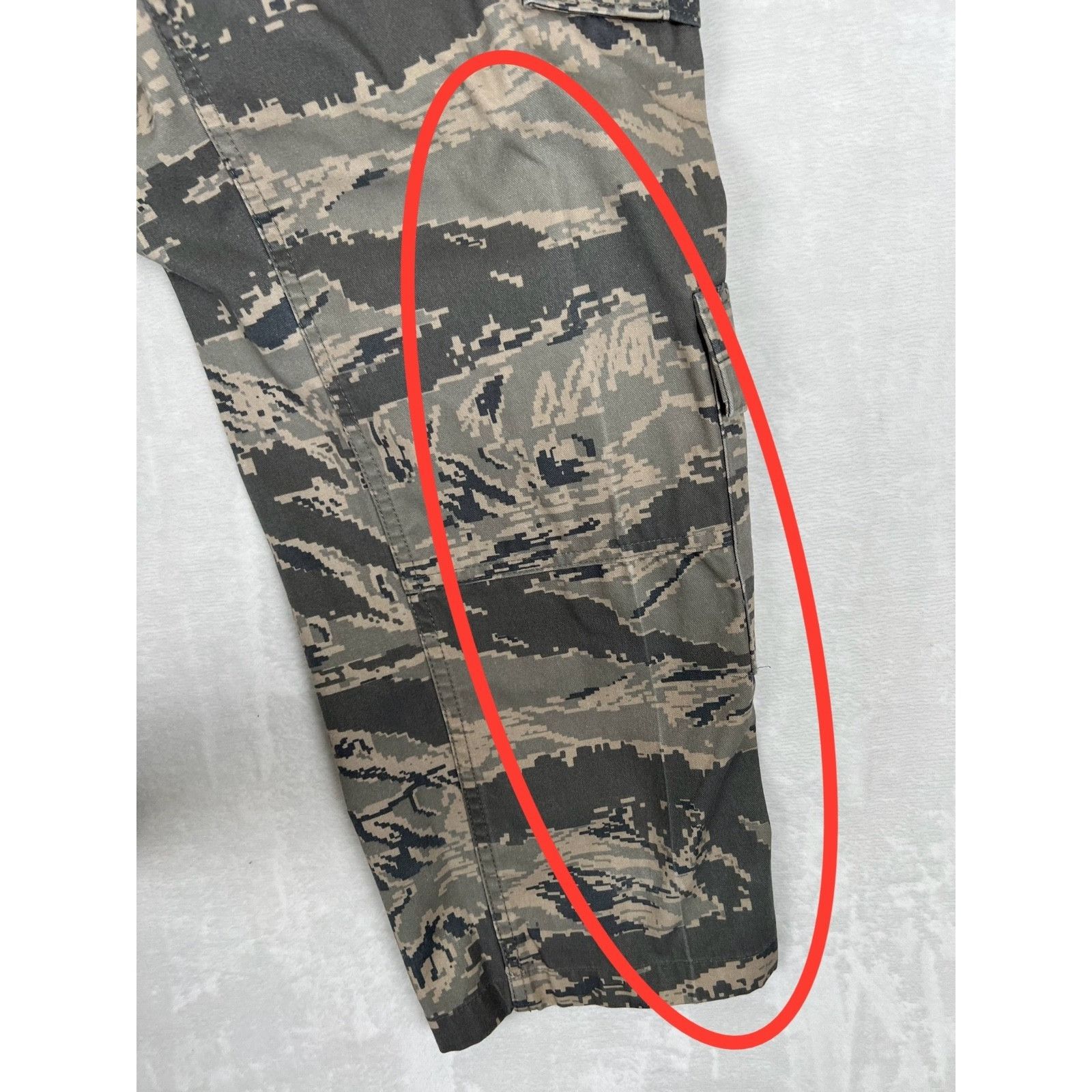 Other US Air Force Utility Trouser Camouflage Cargo Pants Fatigues Size 30" / US 8 / IT 44 - 2 Thumbnail