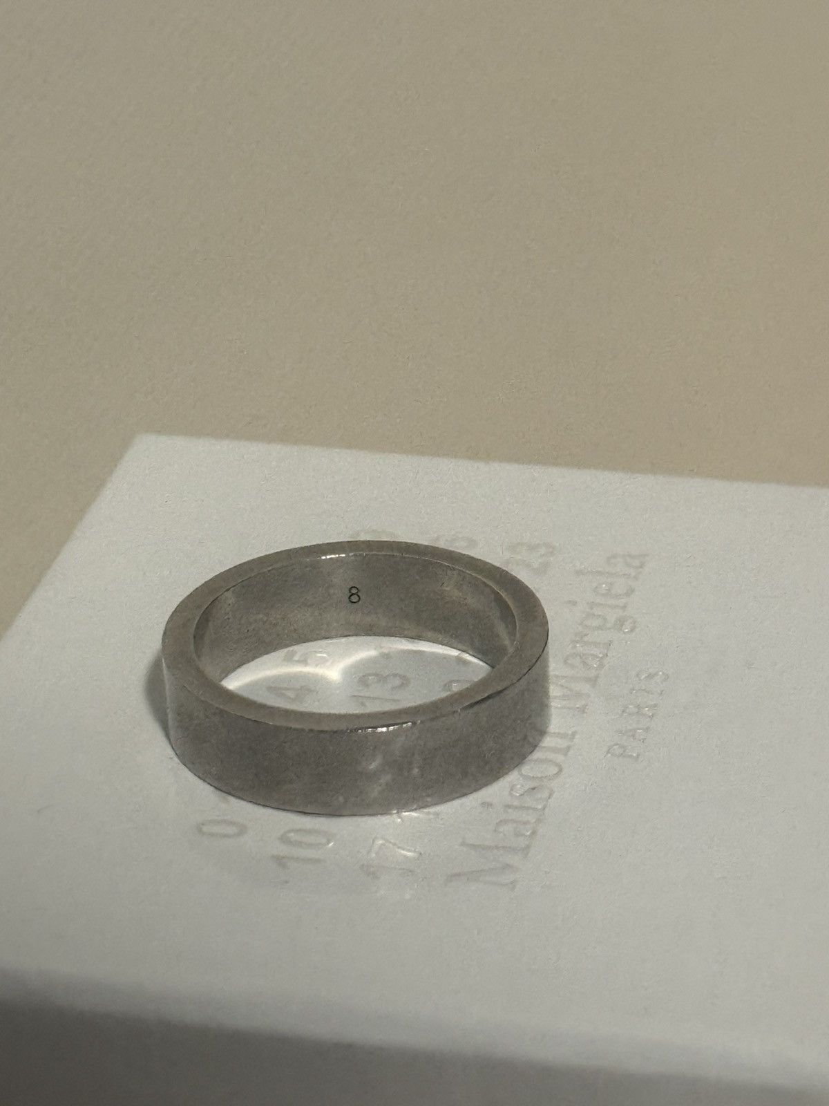Maison Margiela Maison Margiela Logo Reference Ring Size 8 Size ONE SIZE - 2 Thumbnail