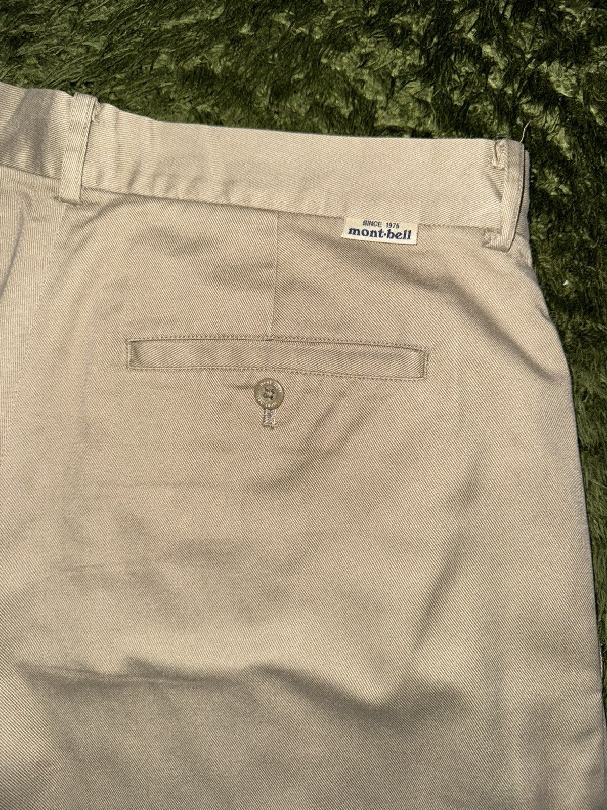 Montbell [90] mont bell japan two tucked washed cotton chino pants Size US 33 - 10 Thumbnail