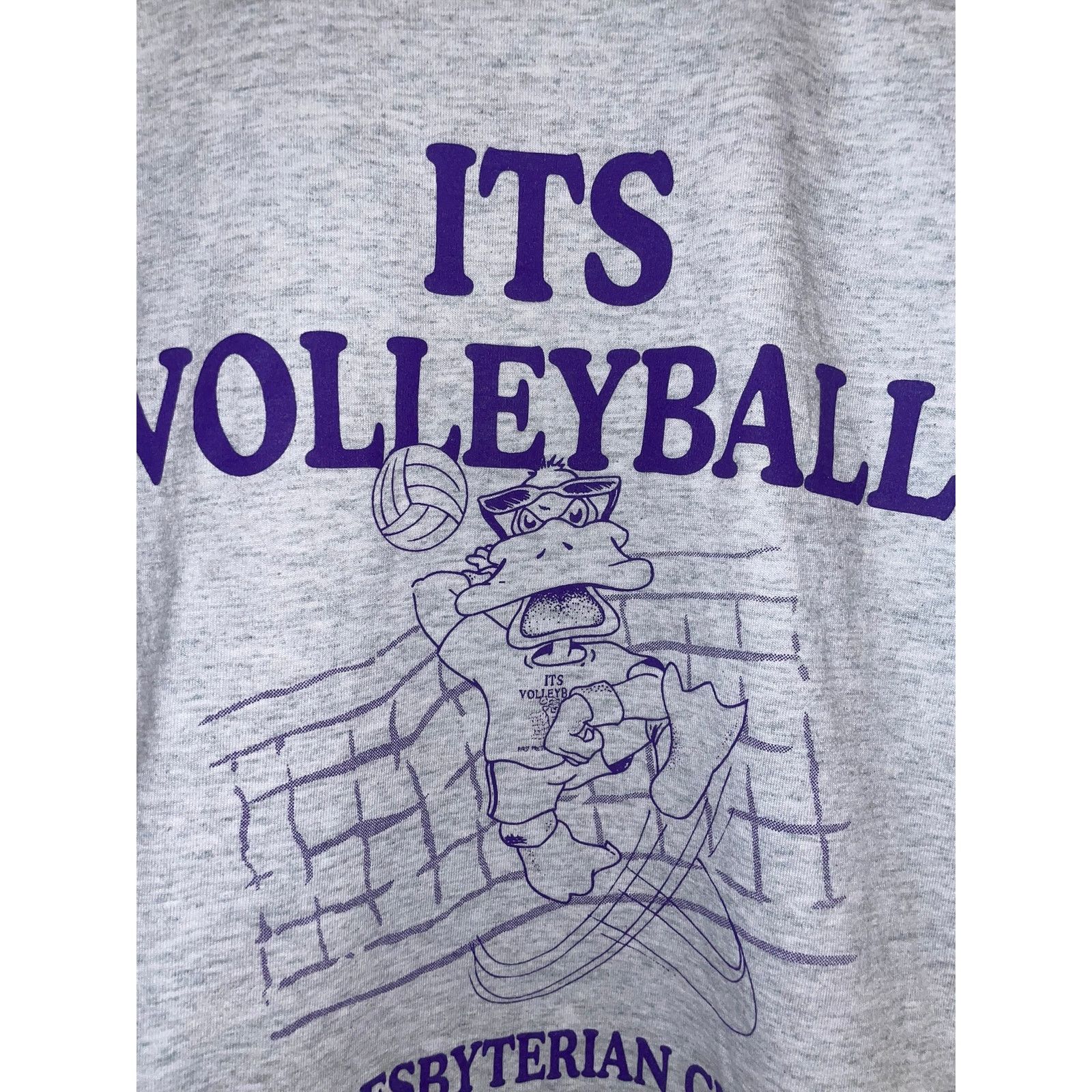Vintage Vintage Volleyball Shirt ITS Church Duck Tee VTG 90s Medium Size US M / EU 48-50 / 2 - 2 Thumbnail