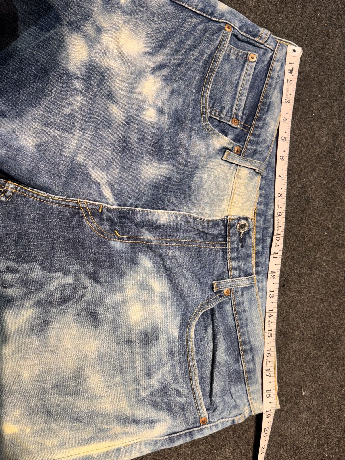 Levi's Levi's 502 Regular Taper Jeans - Custom Cloud Tie-Dye Size US 37 - 7 Thumbnail