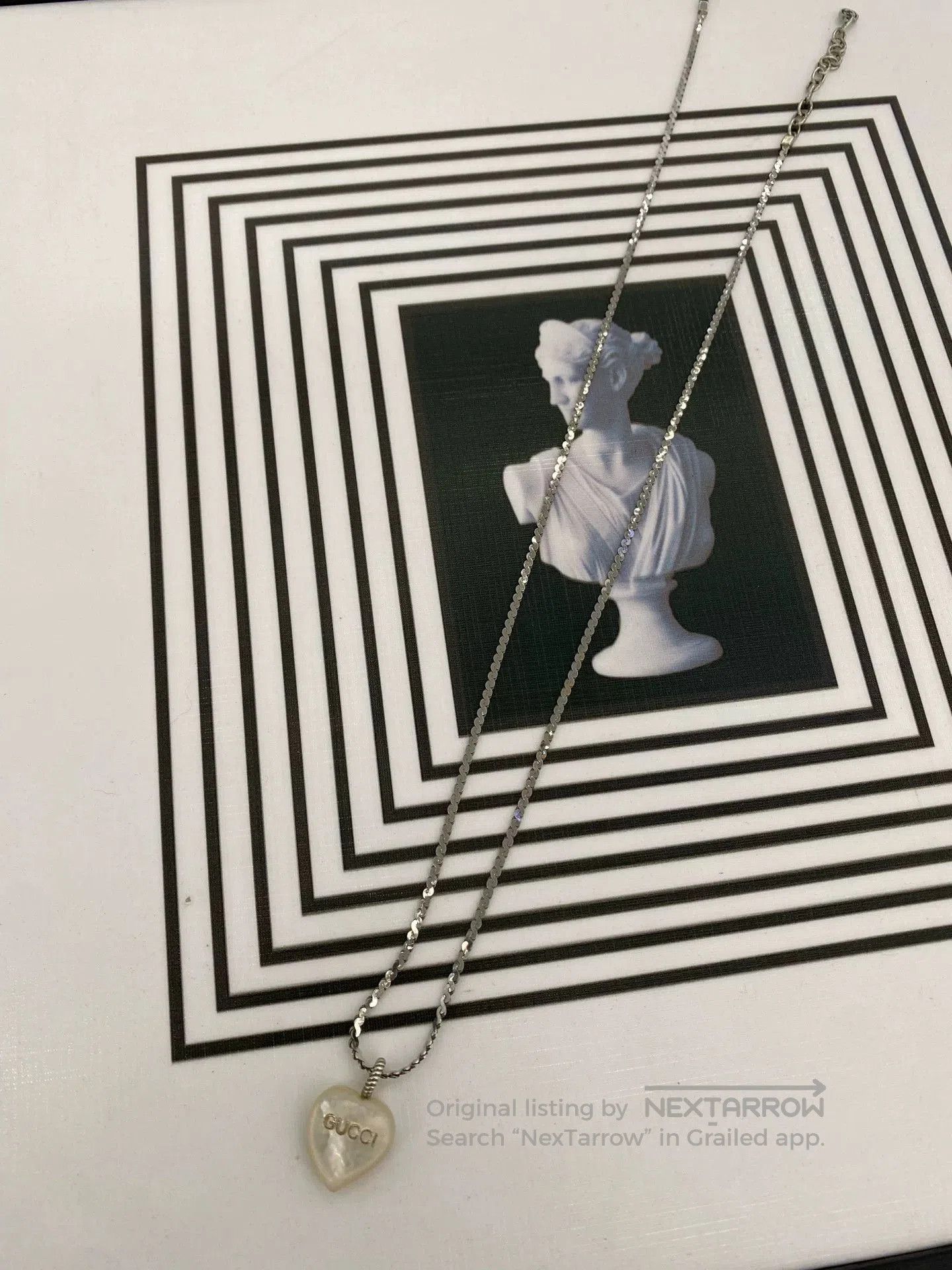 Gucci Gucci Heart Necklace 925 Silver. Size ONE SIZE - 1 Thumbnail