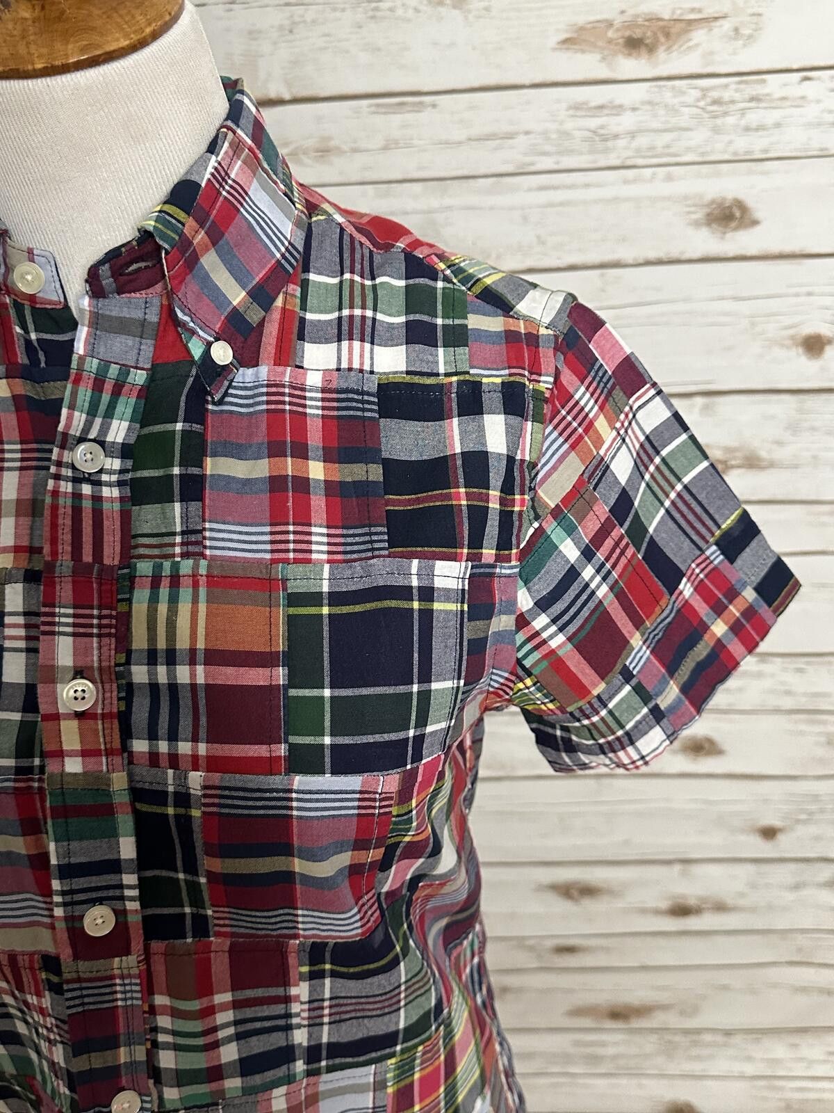 Brooks Brothers Brooks Brothers 1818 Regent Men's shirt madras patchwork Size US XS / EU 42 / 0 - 4 Thumbnail