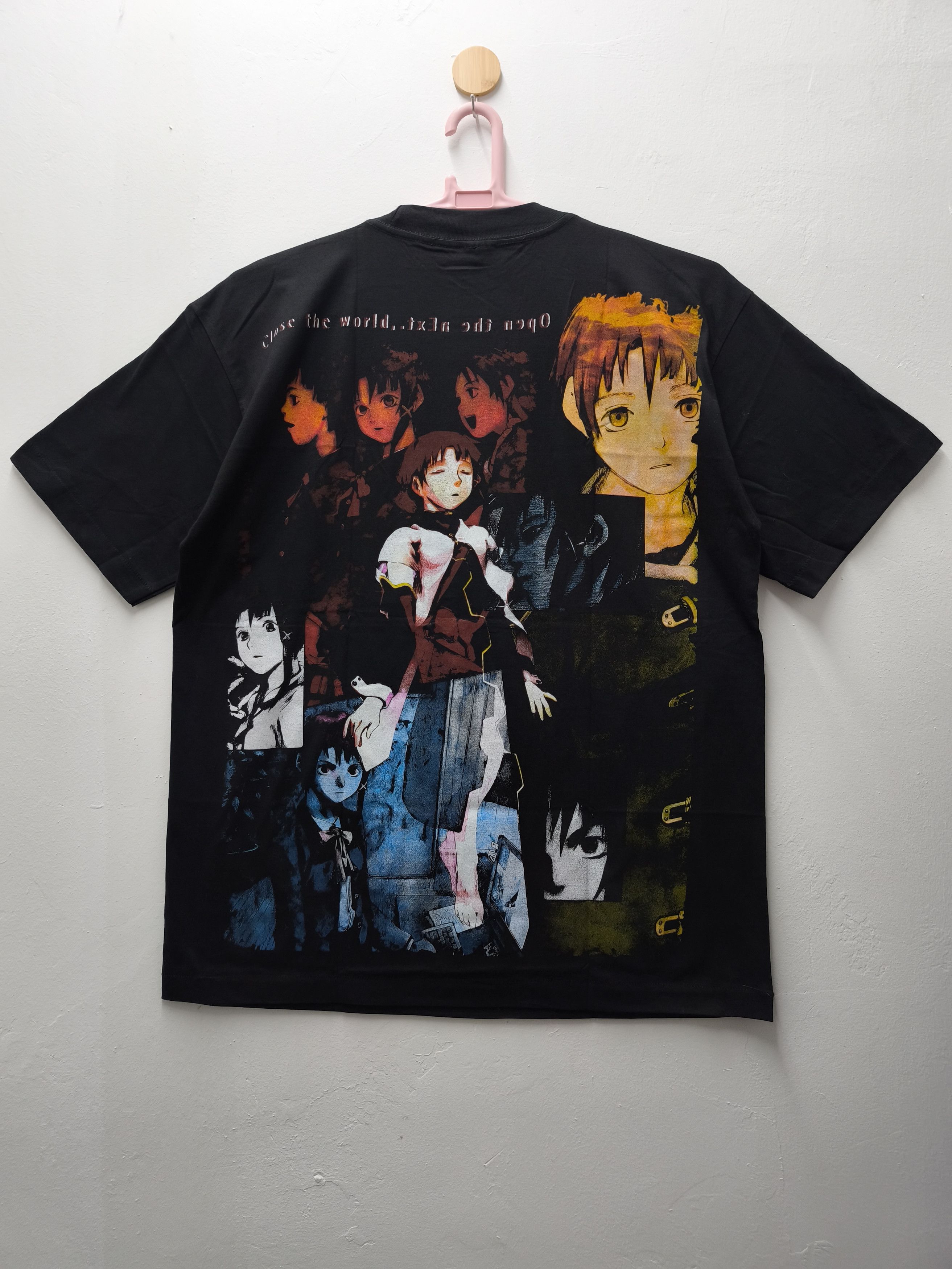 Anime Serial Experiments Lain V3 T-shirt Size US XL / EU 56 / 4 - 8 Thumbnail