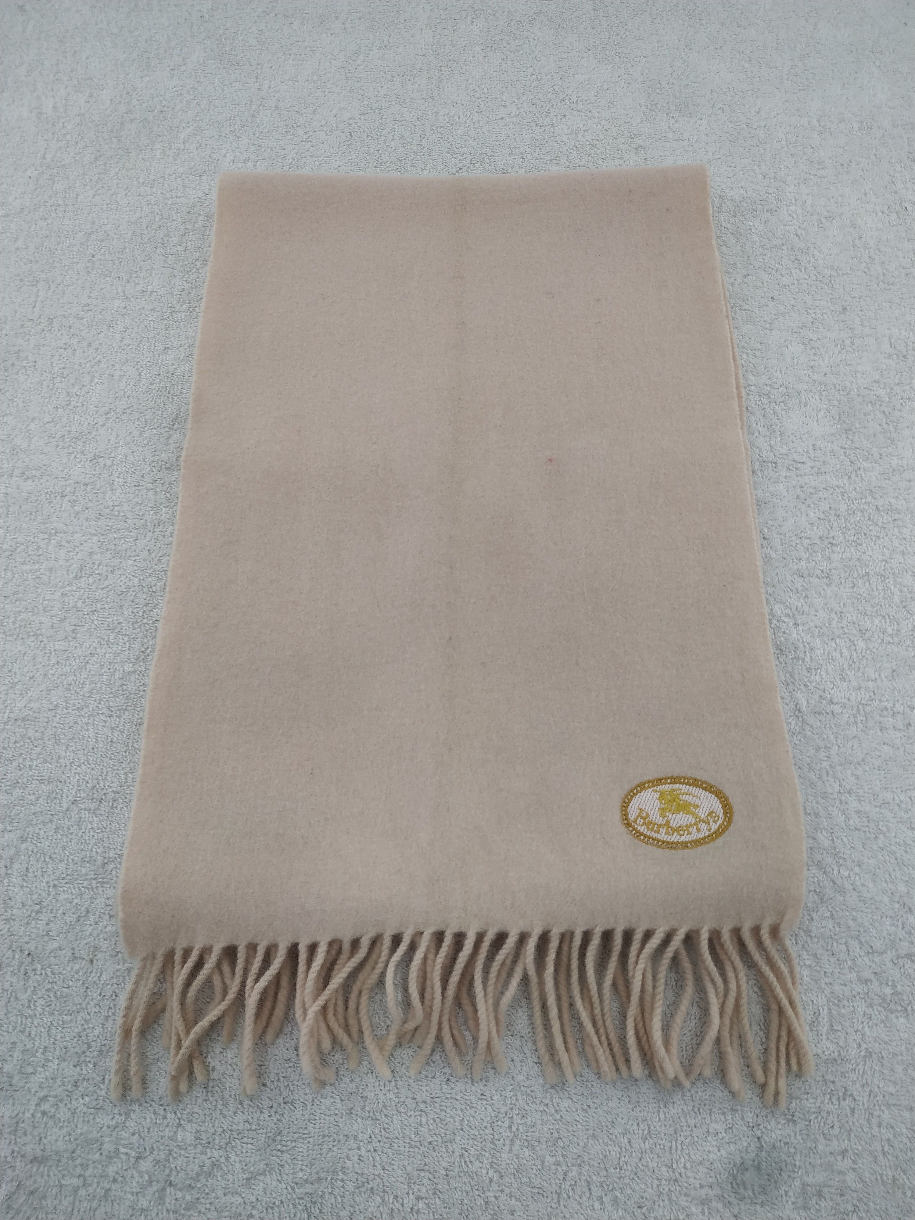 Burberry Vintage Burberry Wool Scarf/Muffler/Neckwear MF150 Size ONE SIZE - 1 Thumbnail