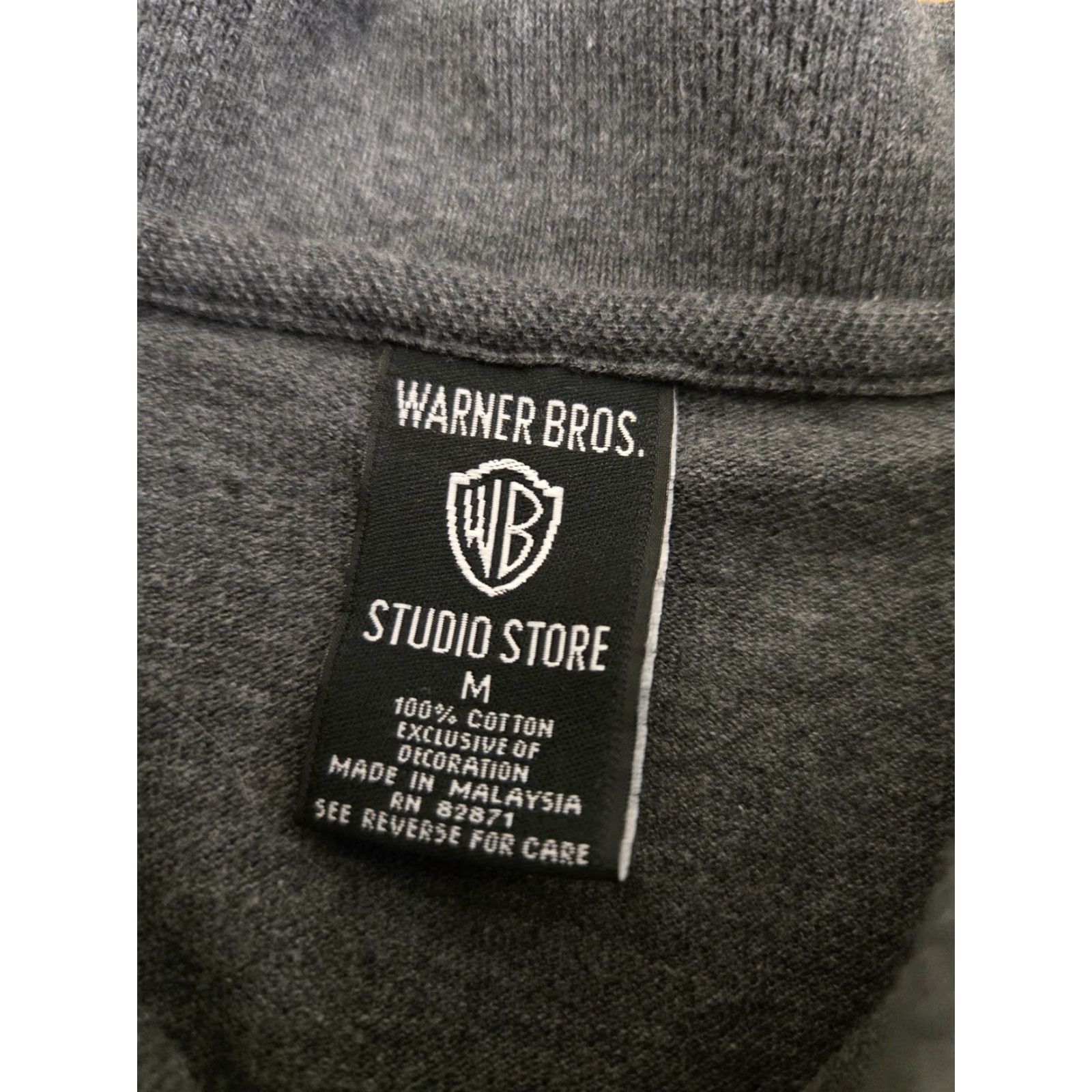 Vintage VINTAGE Warner Bros Daffy Duck Polo Shirt Mens M Gray Embroidered Cartoon Classic Size US M / EU 48-50 / 2 - 3 Thumbnail