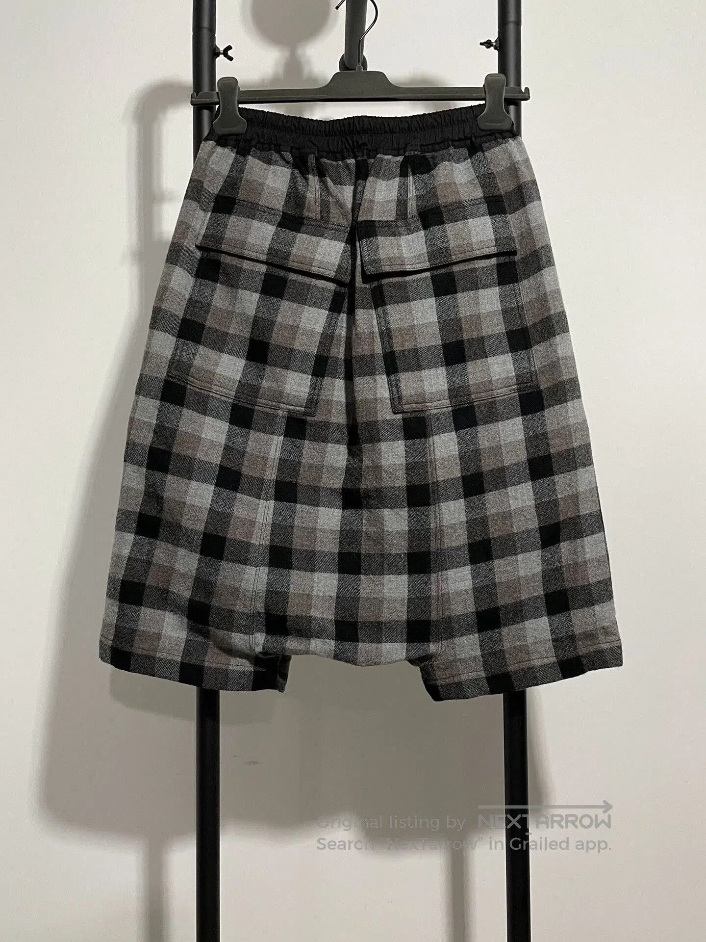 Rick Owens rick owens wool plaid shorts size 46. Size US 36 / EU 52 - 2 Thumbnail