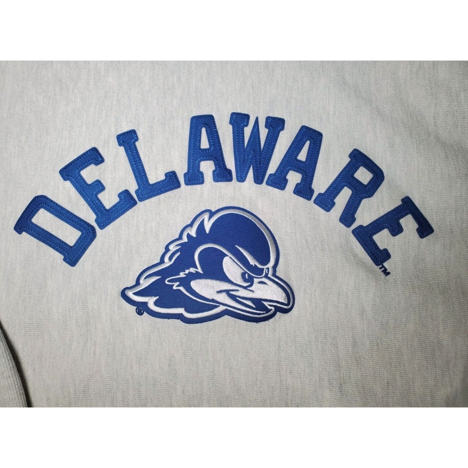 Champion VINTAGE Champion Reverse Weave Delaware Crewneck Sweatshirt Heather Gray Men's L Size US L / EU 52-54 / 3 - 3 Thumbnail