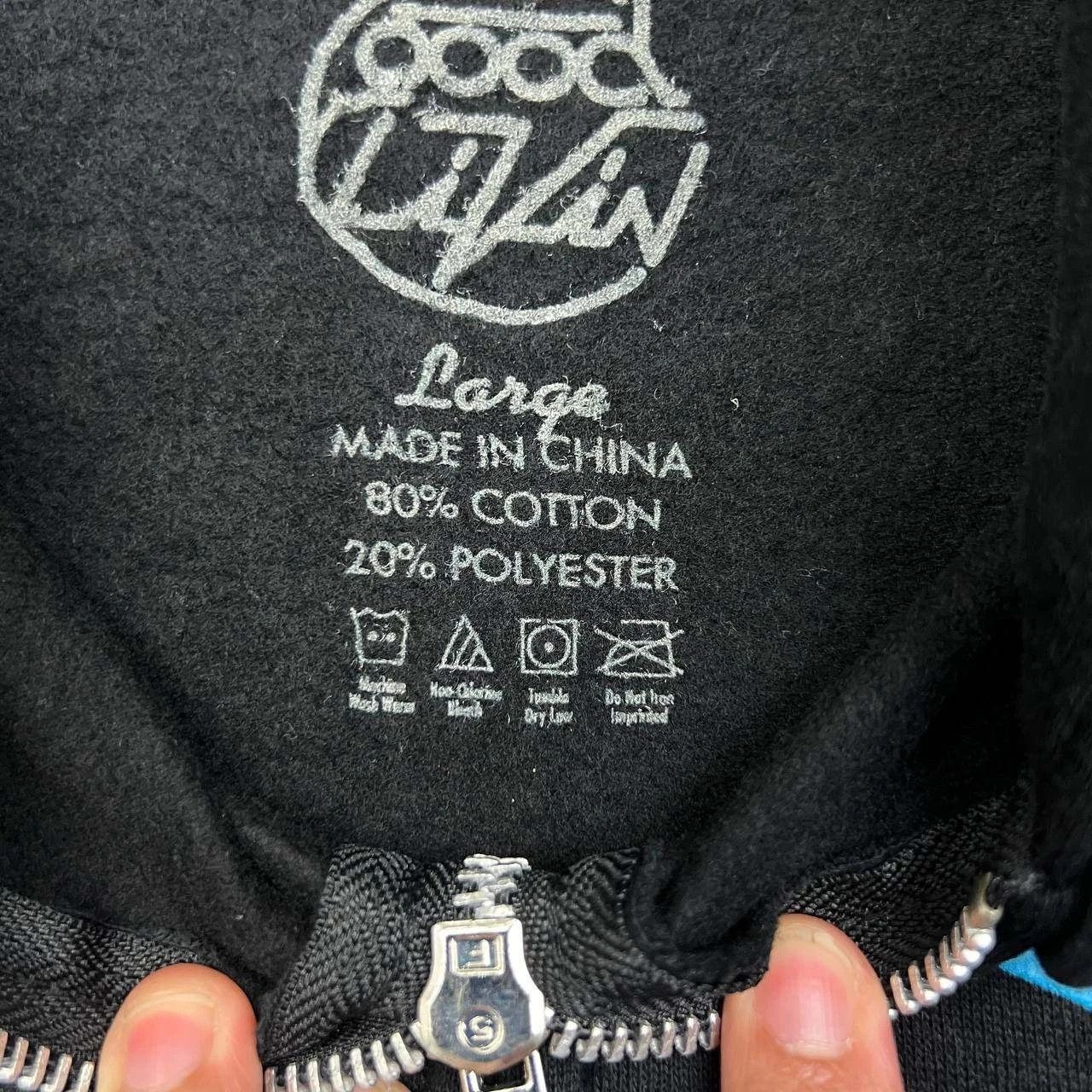 Other Good Livin Hoodie Men Black Fleece Lined Full Zip New L Size US L / EU 52-54 / 3 - 3 Thumbnail