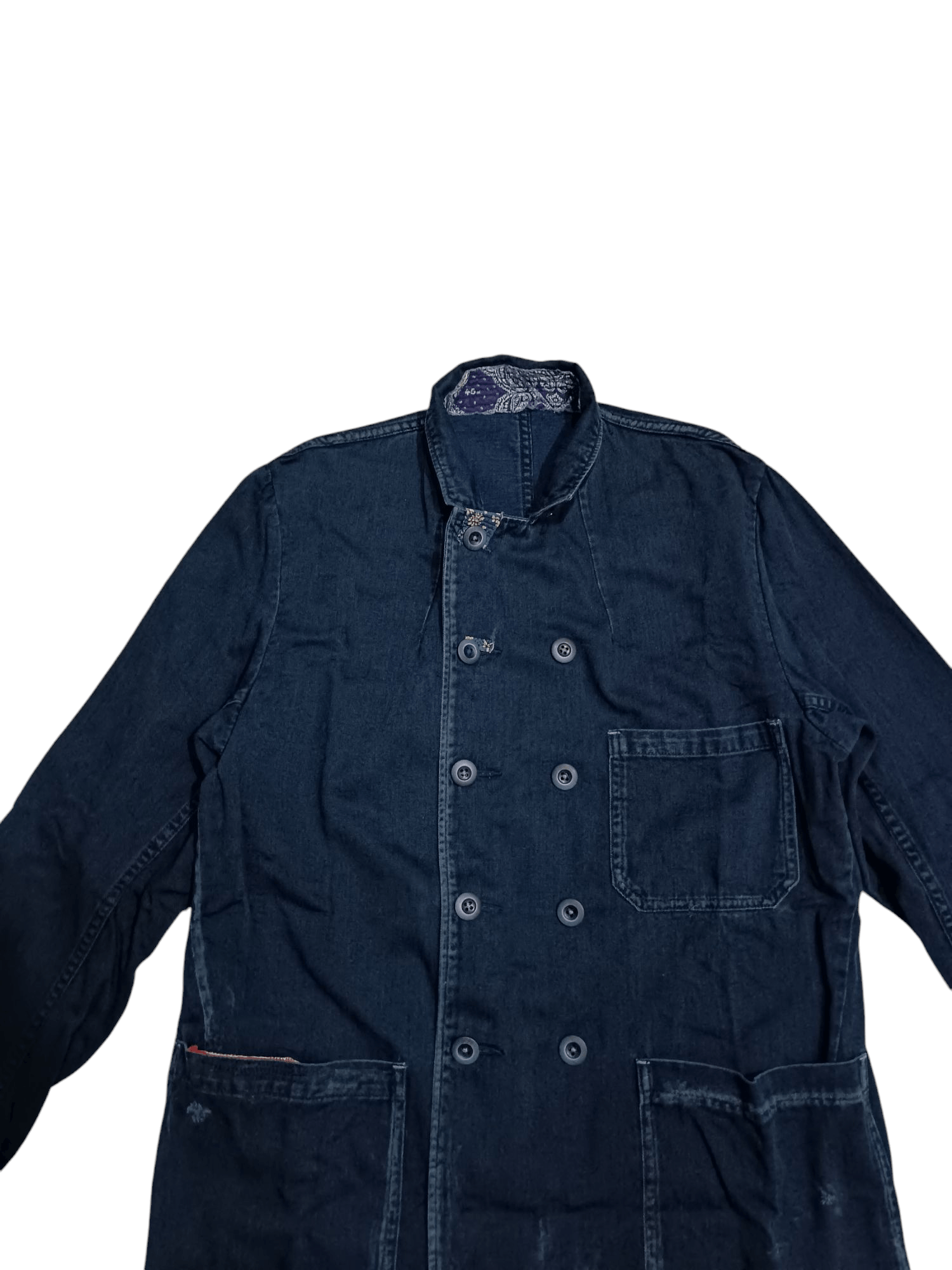 45rpm × Japanese Brand Vintage 45rpm Chore Jacket Napoleon Button Size US M / EU 48-50 / 2 - 3 Thumbnail