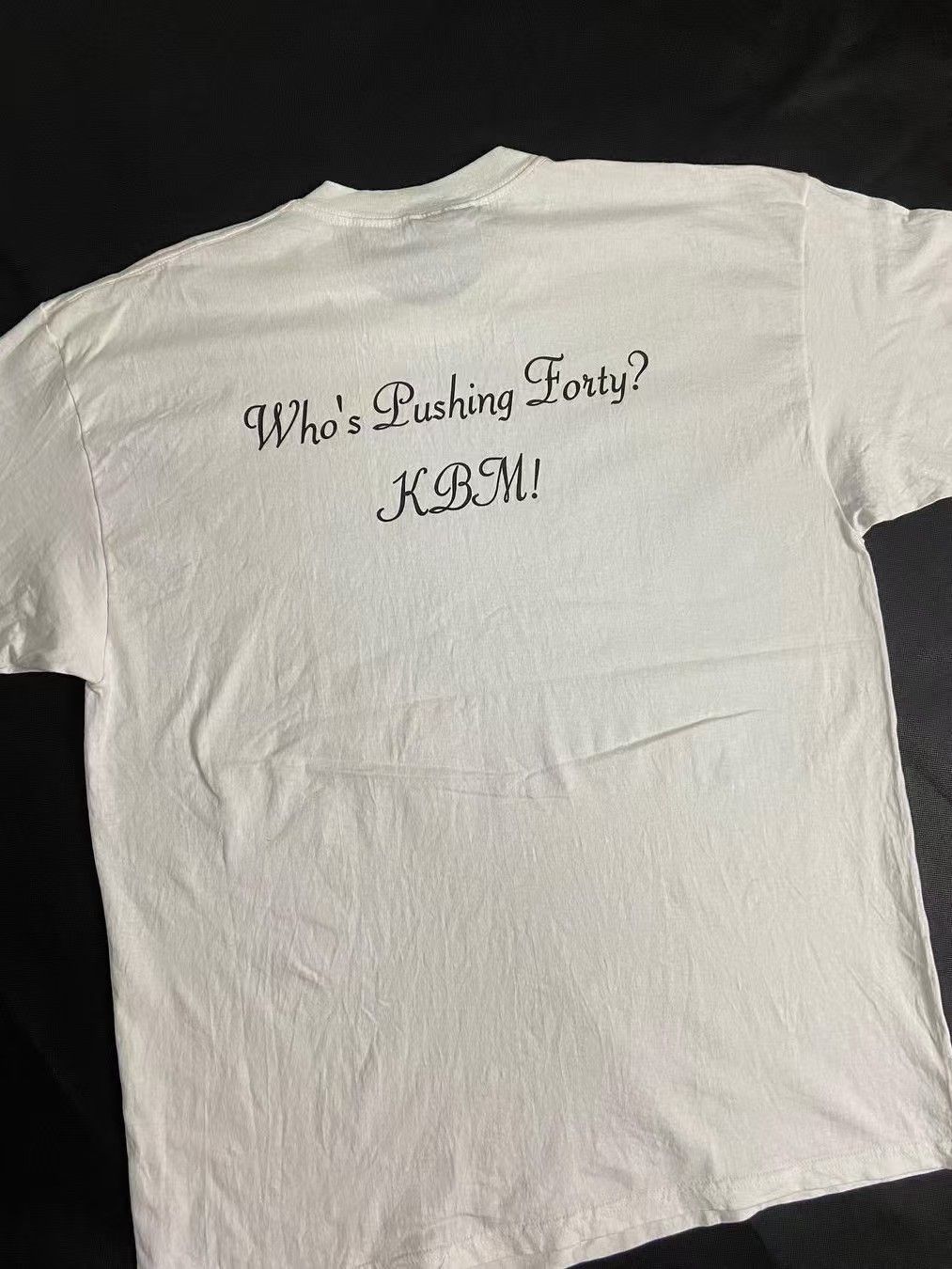 Vintage White Washed Vintage T-Shirt with Fish Print Size US M / EU 48-50 / 2 - 2 Thumbnail