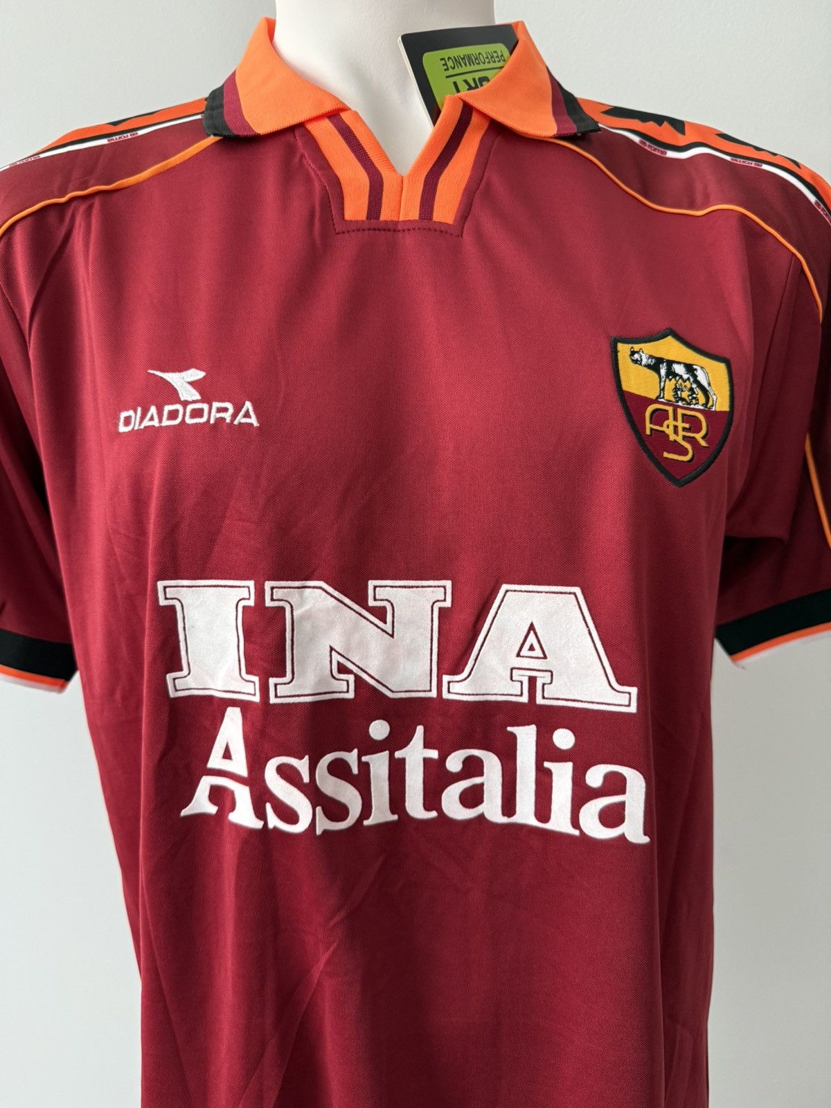 Diadora Francesco Totti AS Roma New Men’s Diadora Soccer Jersey Size US M / EU 48-50 / 2 - 2 Thumbnail