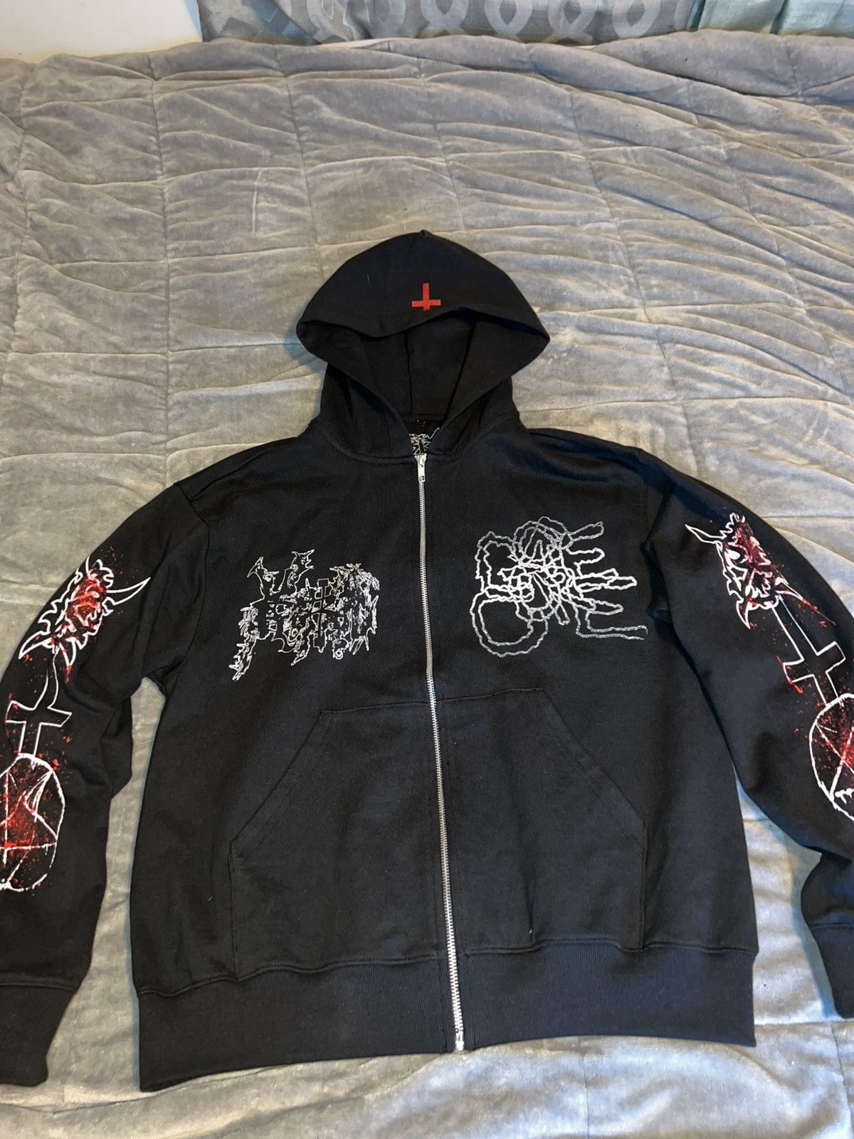 Ken Carson Ken Carson Antagonist Tour Zip Up Hoodie | Grailed