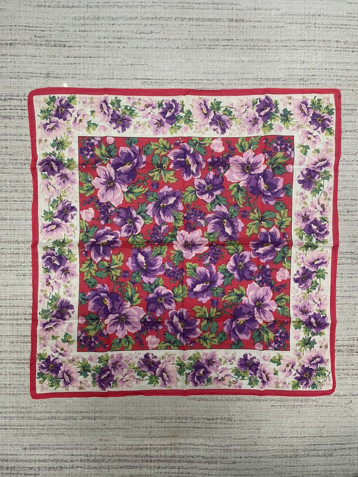 Kenzo Vintage Kenzo handkerchief bandana pocket square Size ONE SIZE - 1 Thumbnail