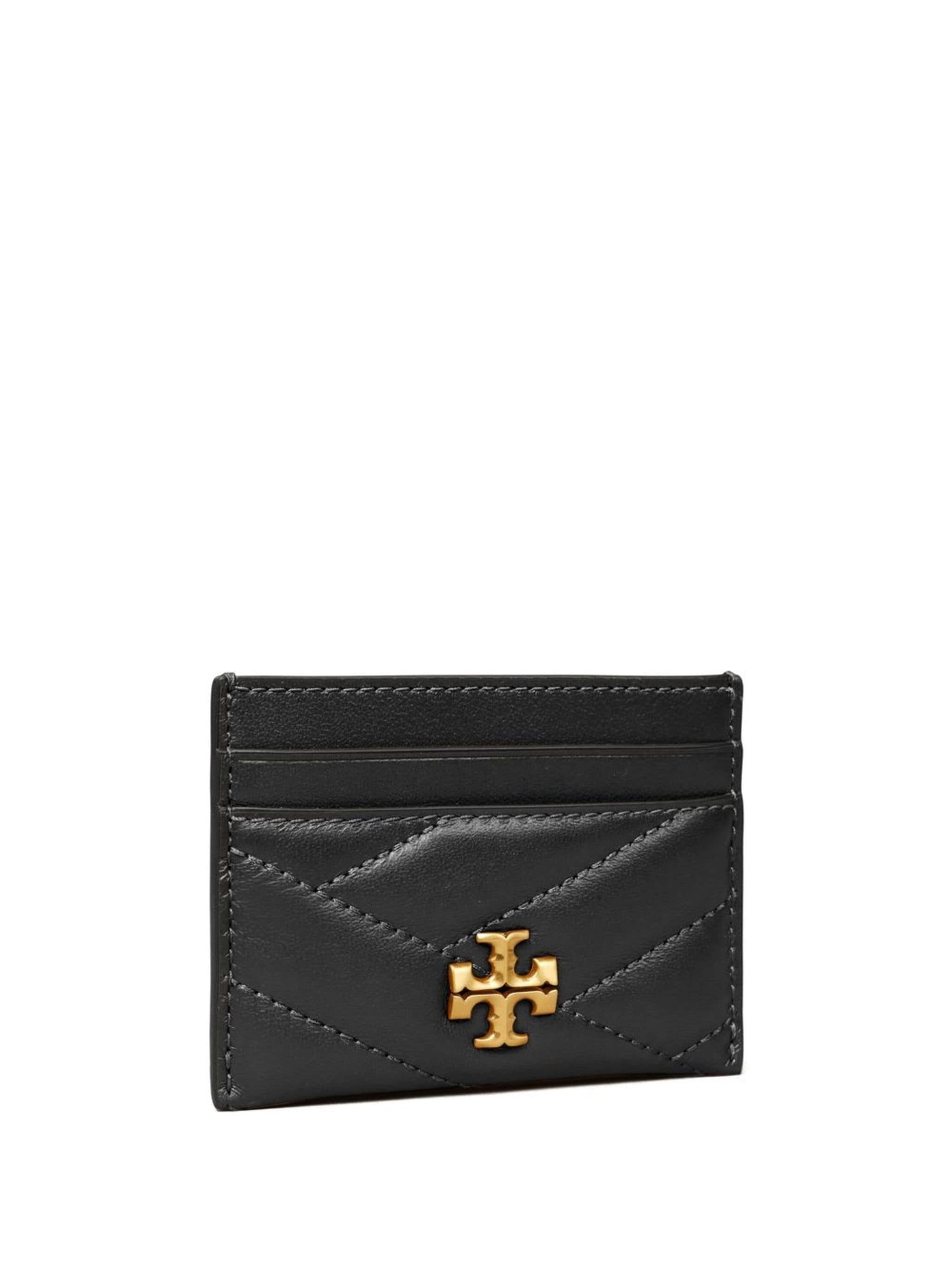 Tory Burch o1s22i1n1024 Size: OS / Kira Chevron Cardholder in Black Size ONE SIZE - 2 Thumbnail