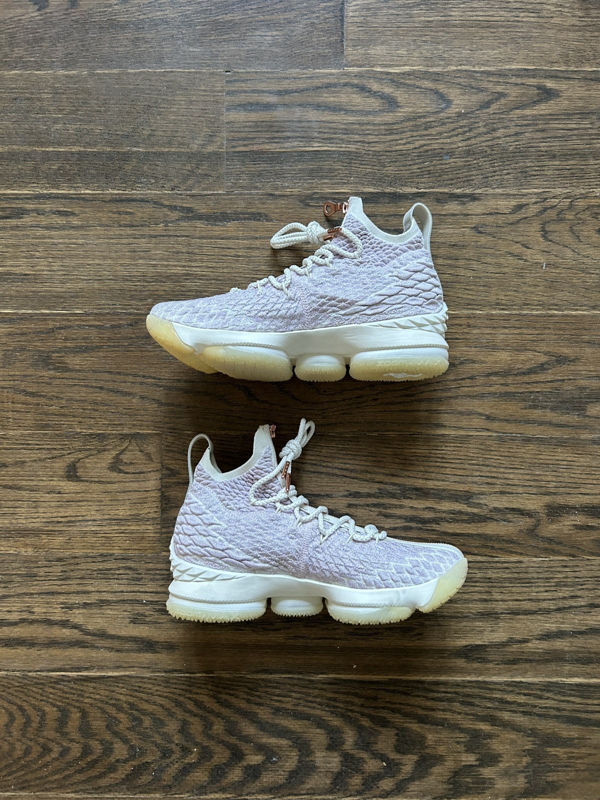 Nike NEW Nike Kith x Lebron Performance 15 “Rose Gold” US M 8 Size US 8 / EU 41 - 2 Thumbnail