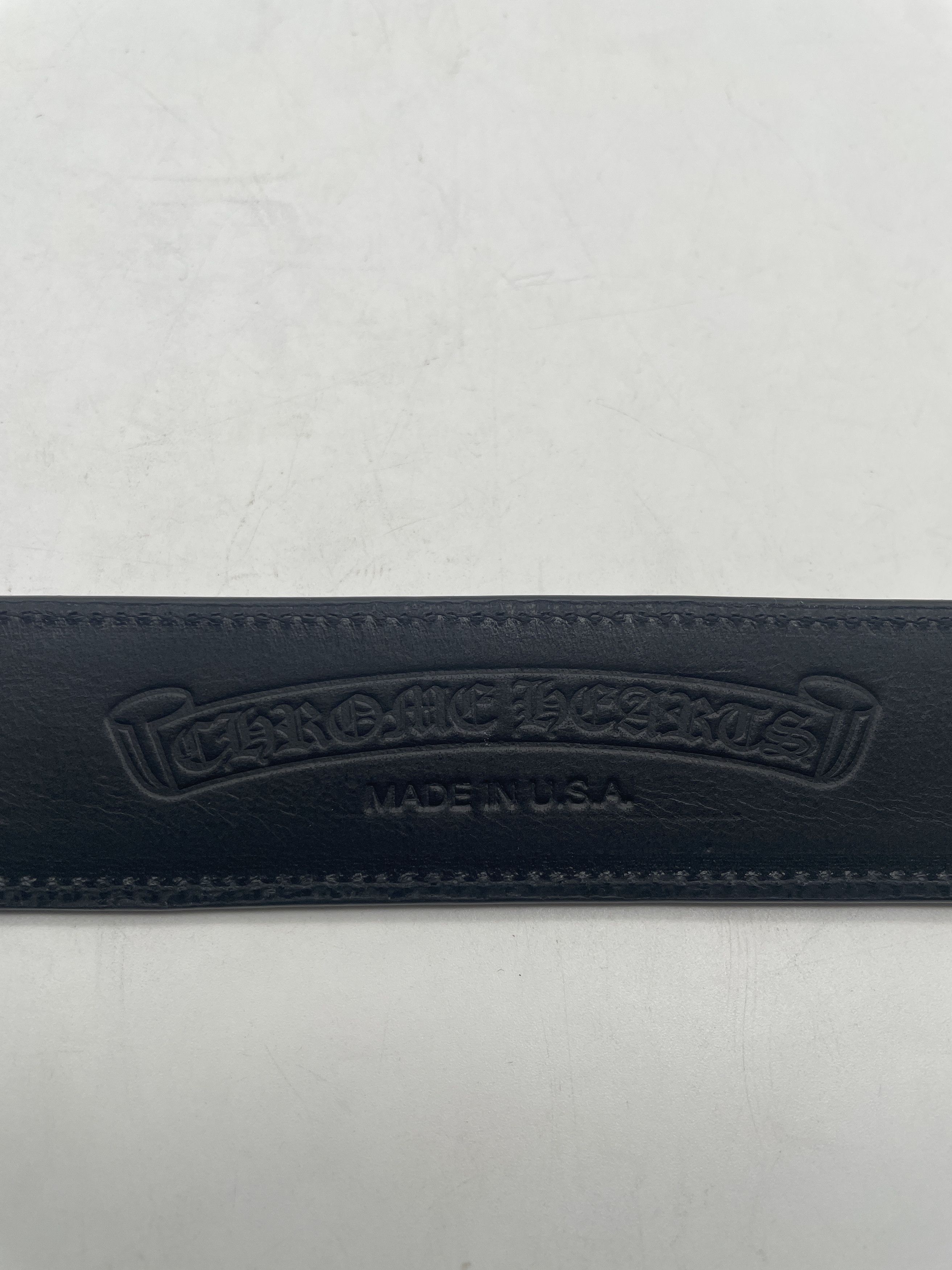 Chrome Hearts Chrome Hearts Black Leather Belt/Strap Size 32 - 5 Thumbnail