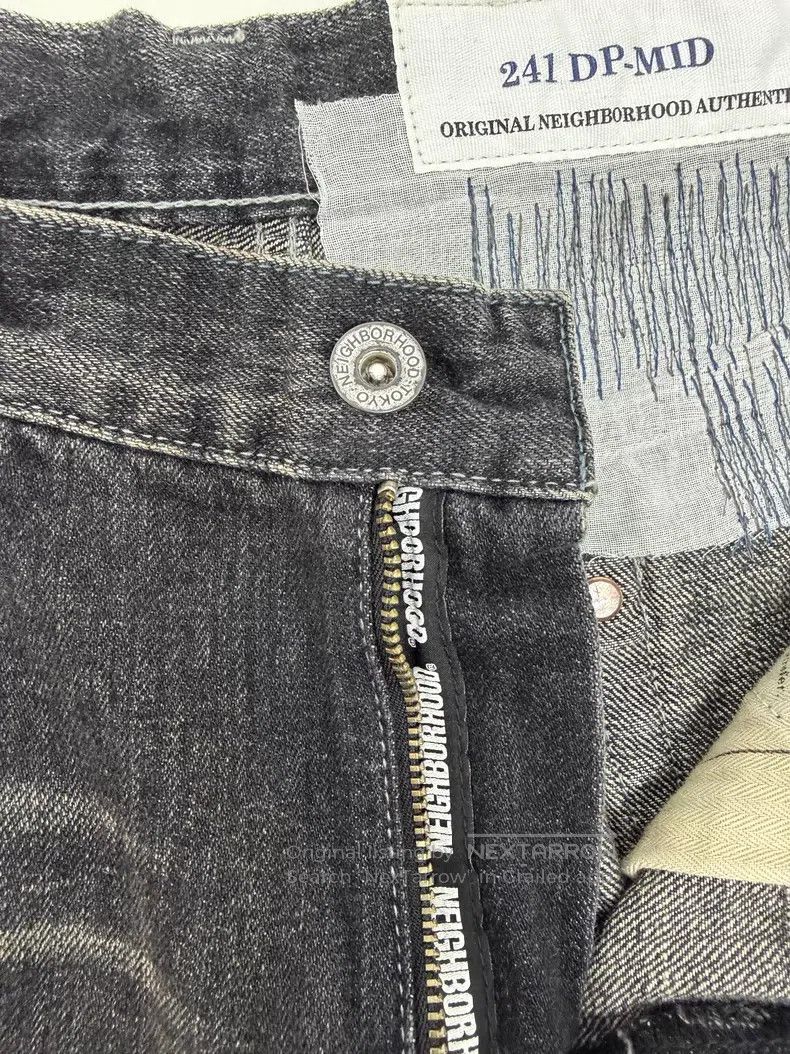 Neighborhood Neighborhood size M Bull King Washed Destroyed Denim Jeans Size US 27 - 4 Thumbnail