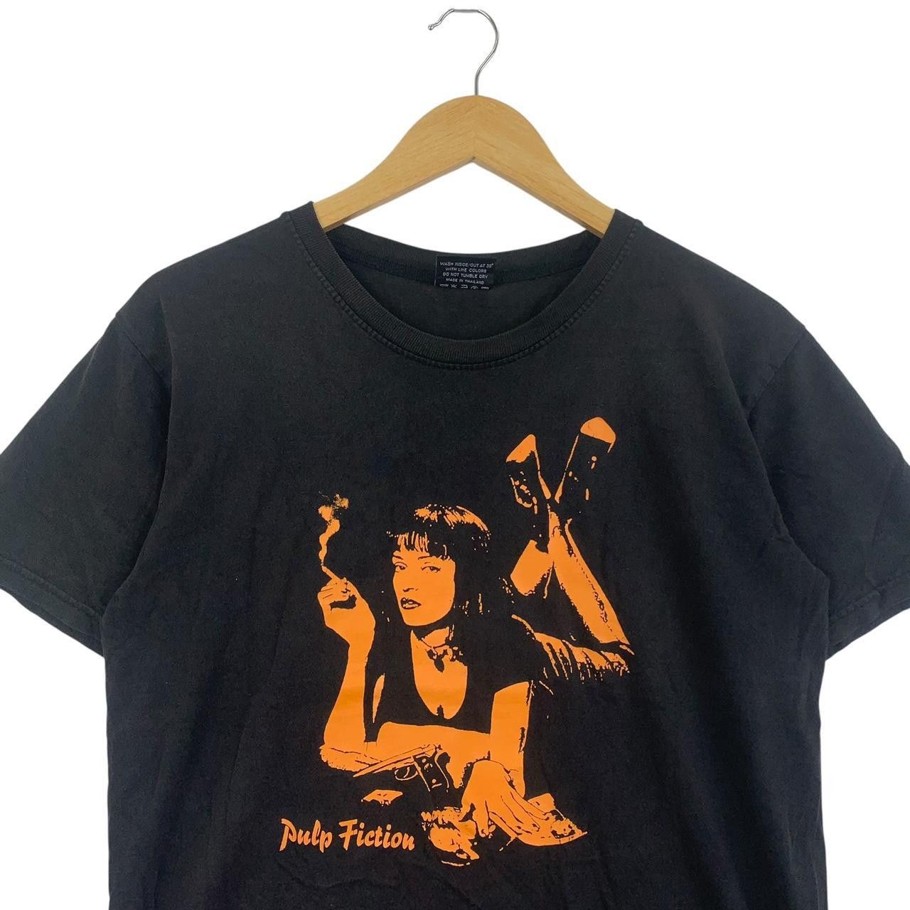 Vintage Vintage PULP FICTION Uma Thurman Tarantino Movie Tee Size US M / EU 48-50 / 2 - 2 Thumbnail
