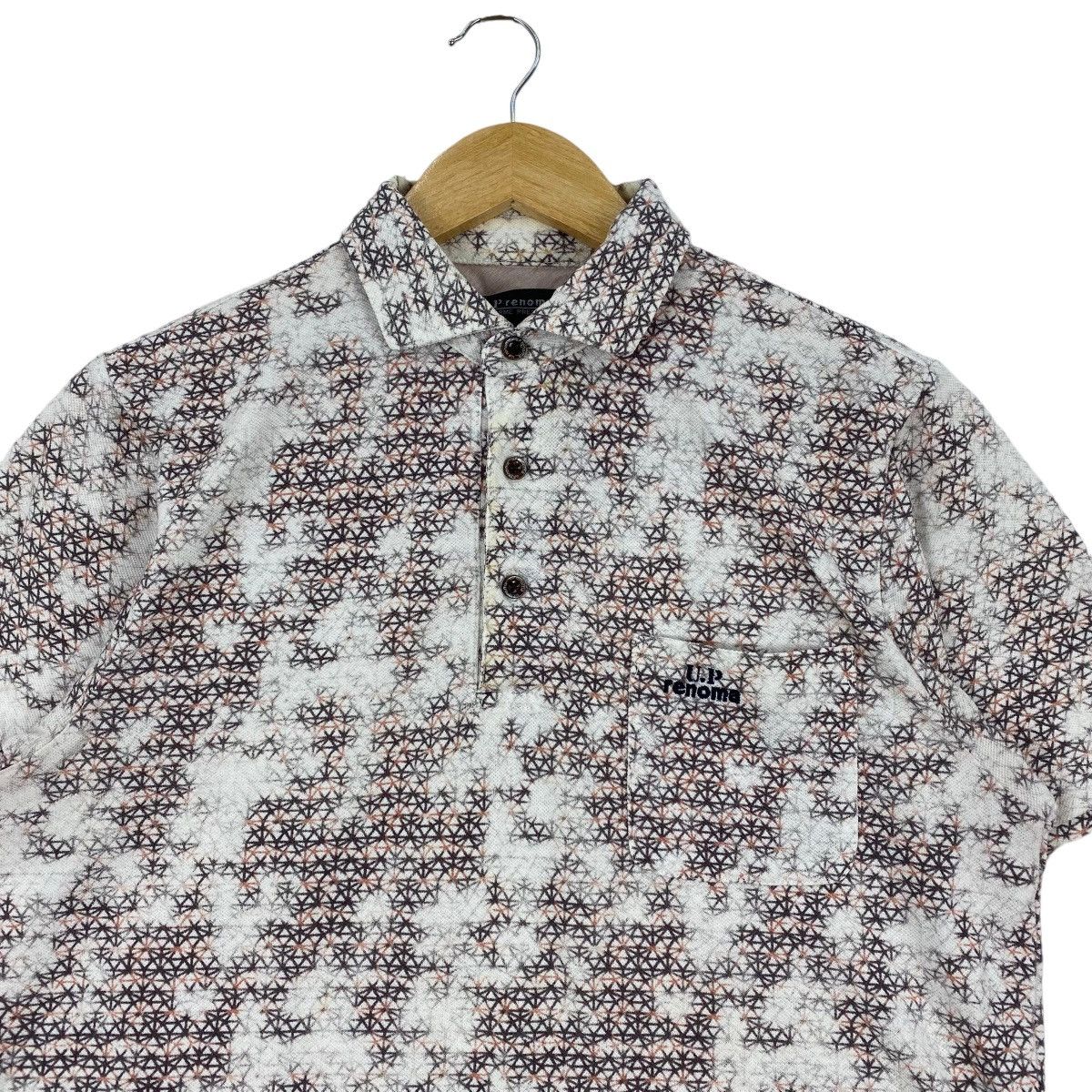 Renoma Vintage UP RENOMA PARIS Digital Camo Polo Tee Shirt Top Size US M / EU 48-50 / 2 - 2 Thumbnail