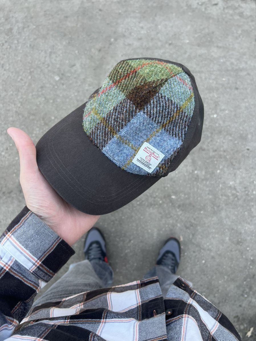 Harris Tweed VERY RARE HARRIS TWEED CLASSIC CASUAL CAP WOOL ENGLAND STYLE Size ONE SIZE - 1 Thumbnail