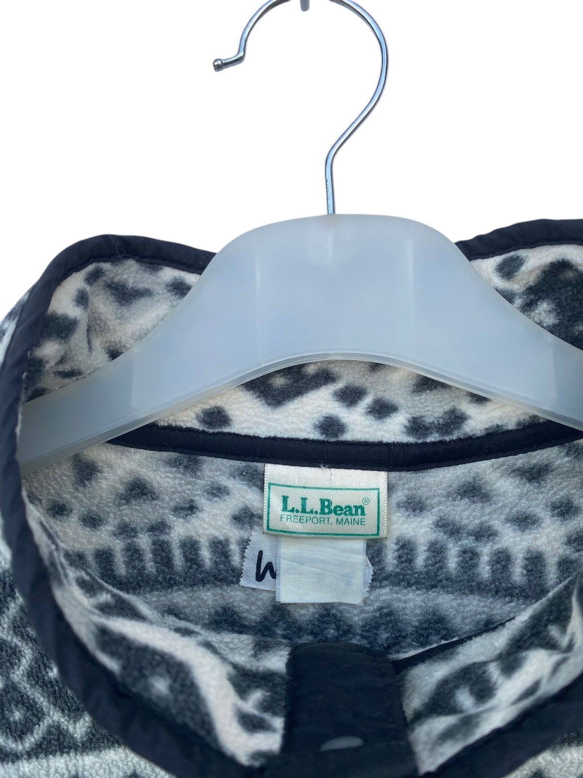 L.L. Bean Vintage LL Bean Printed Half Button Fleece Jacket Size US L / EU 52-54 / 3 - 5 Thumbnail