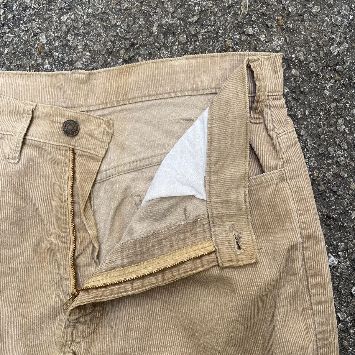 Levi's Vintage Levis 70s Button #3 Corduroy Flare Bootcut Talon 42 Size US 33 - 4 Thumbnail